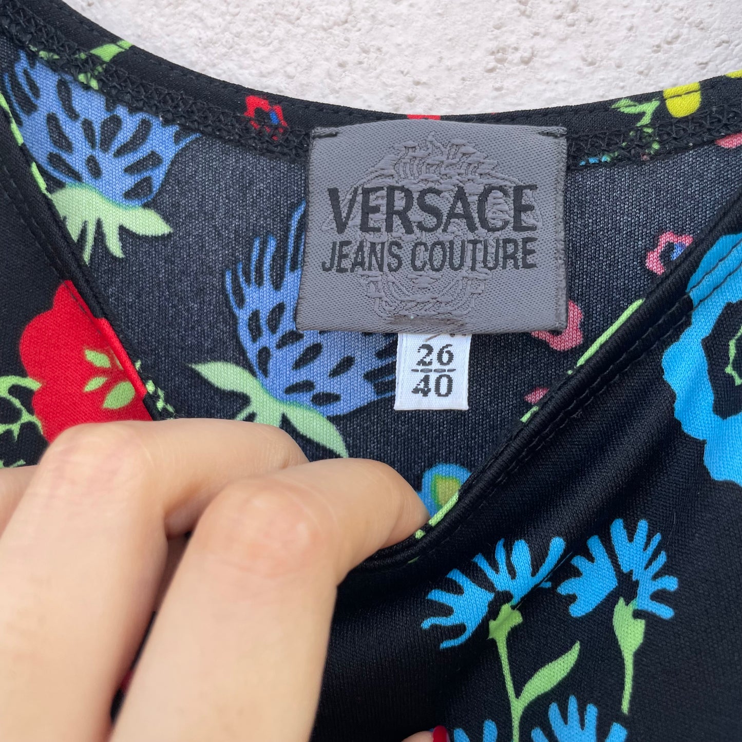 Abito Versace fiori