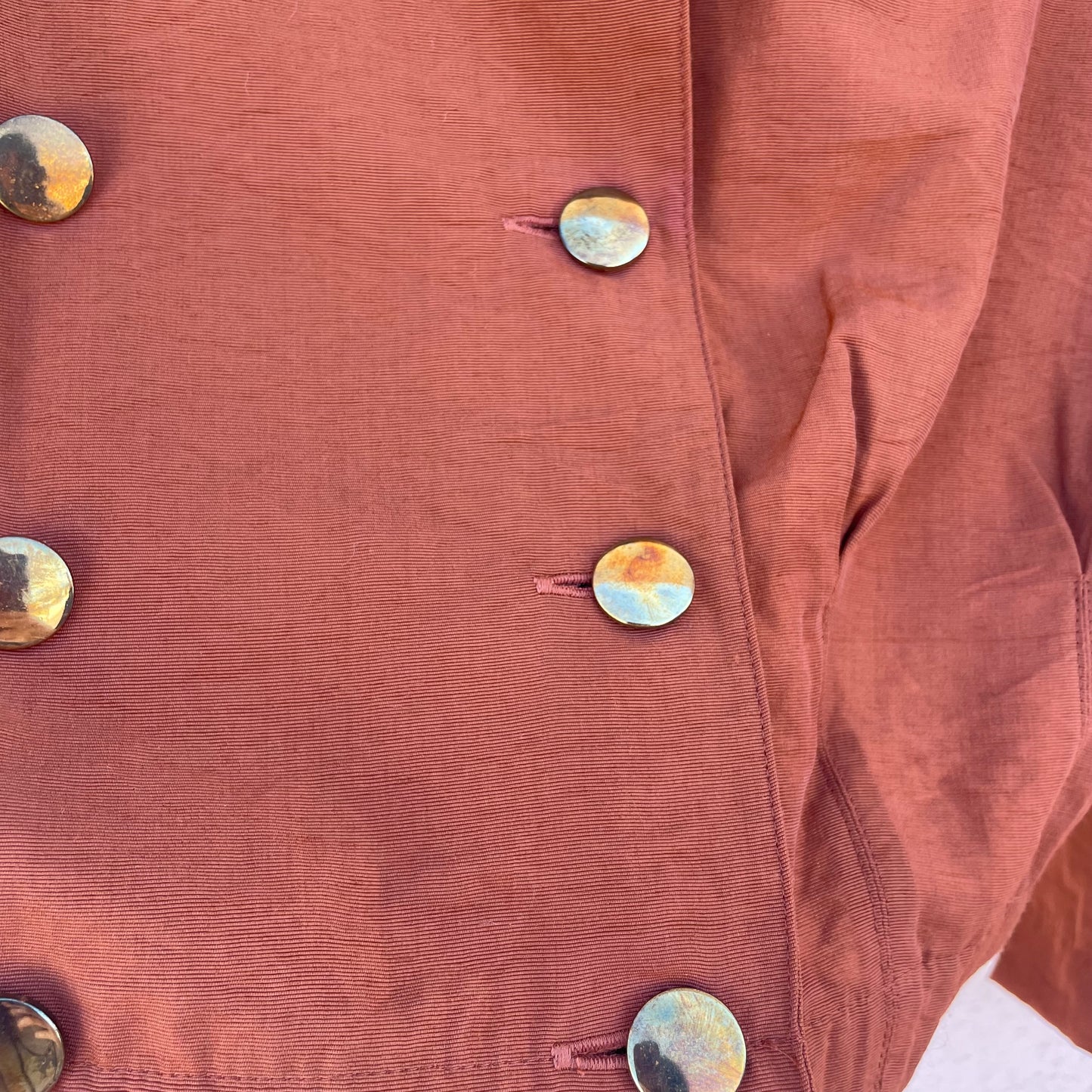 Blazer cropped ruggine