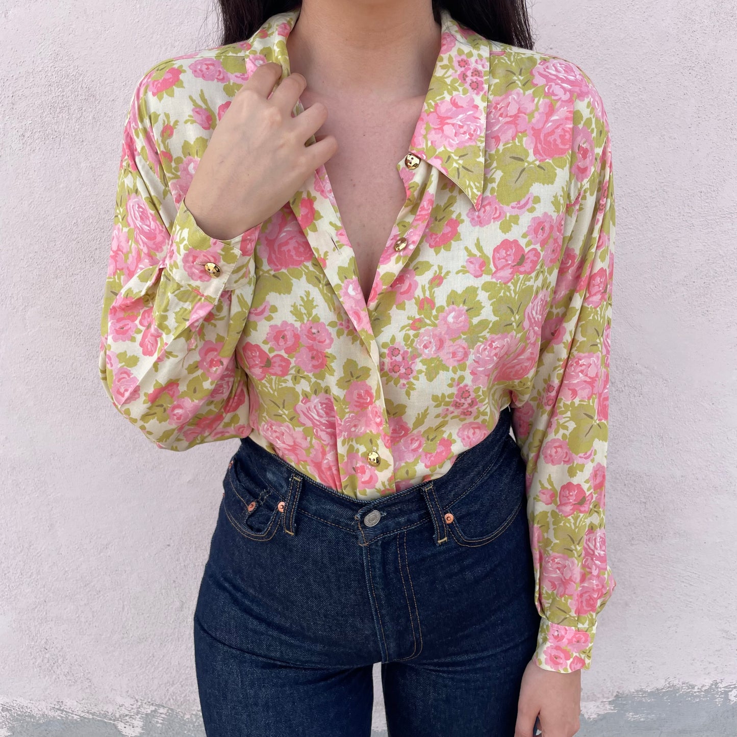 Camicia stampa floreale