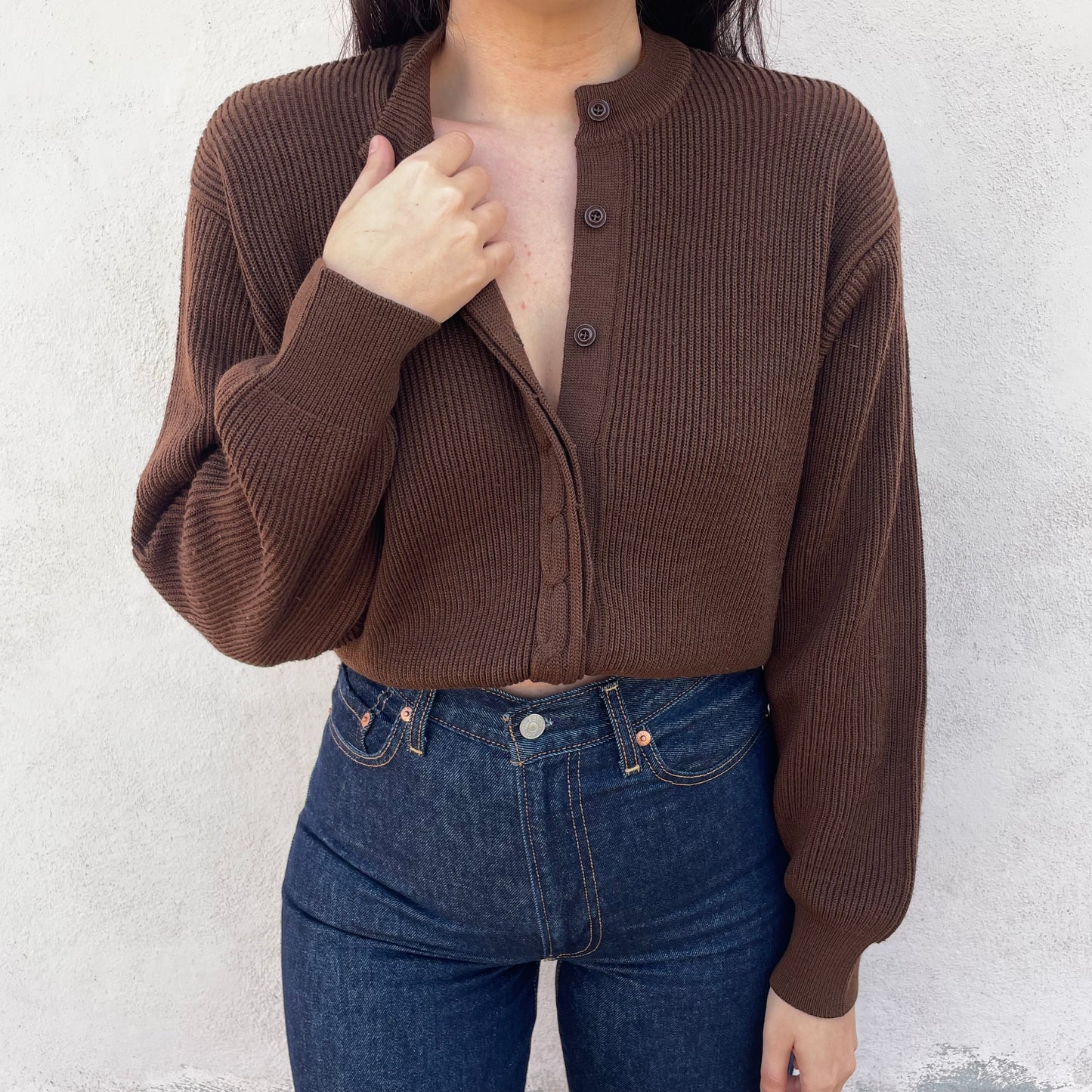Cardi cioccolato Luisa Spagnoli