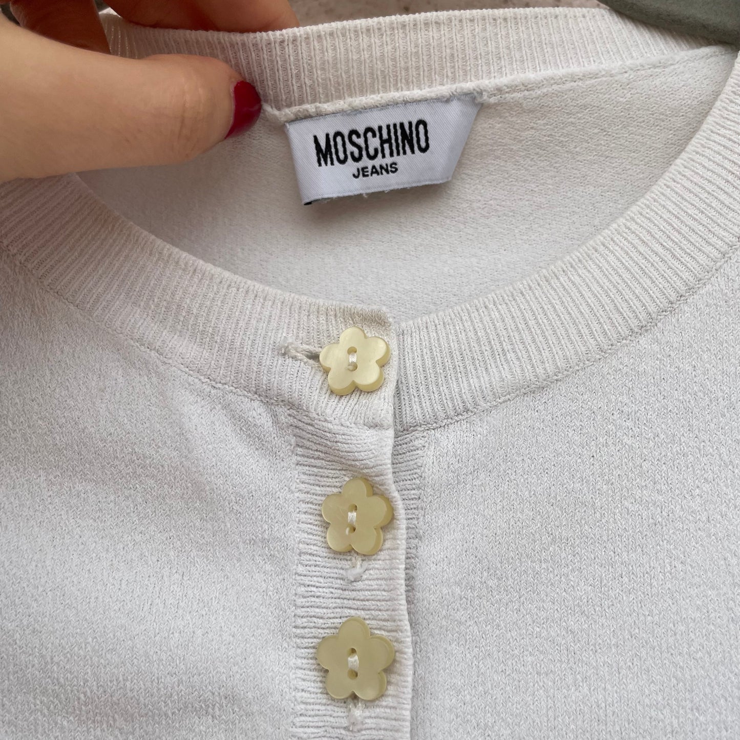 Cardigan crop Moschino