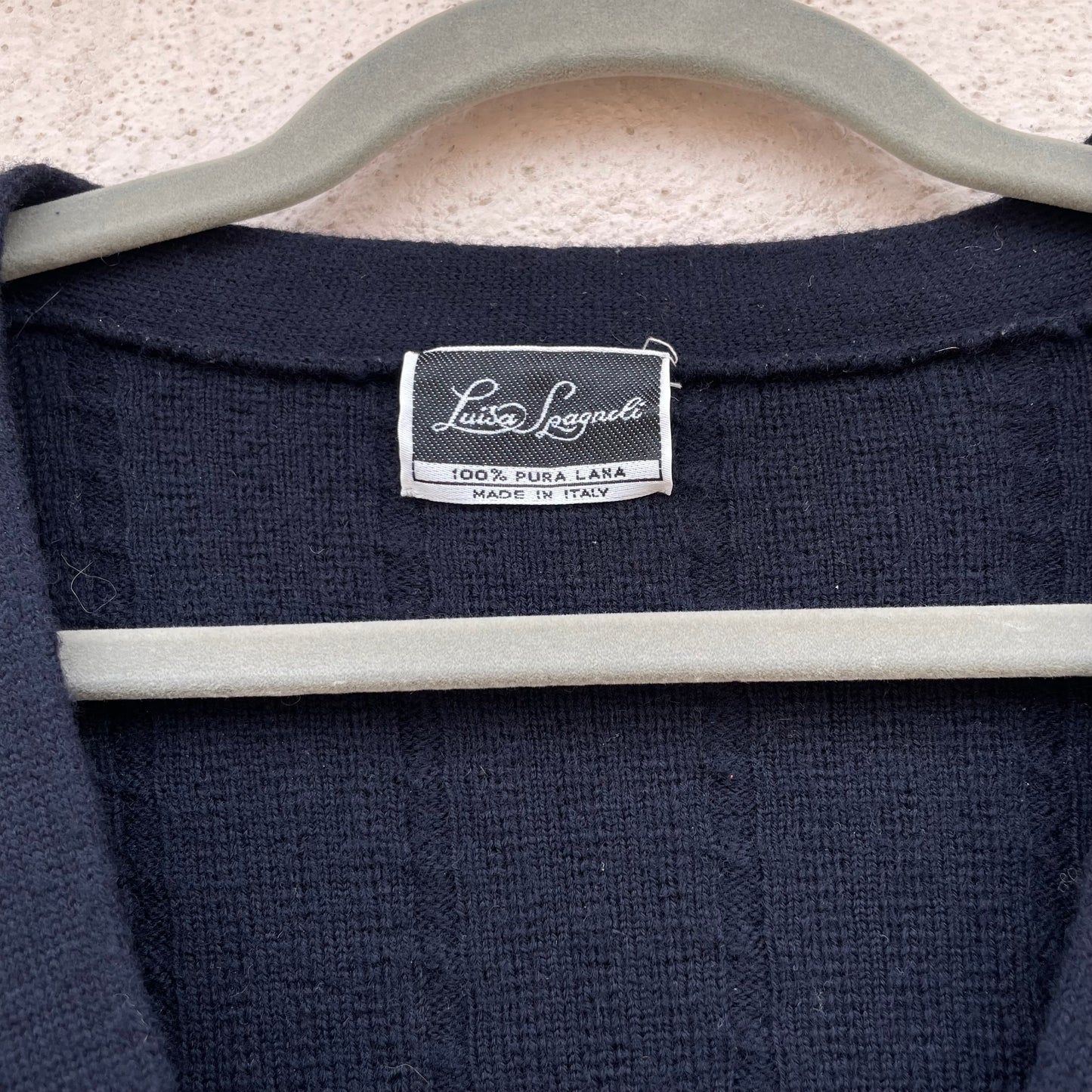 Cardigan blu Luisa Spagnoli
