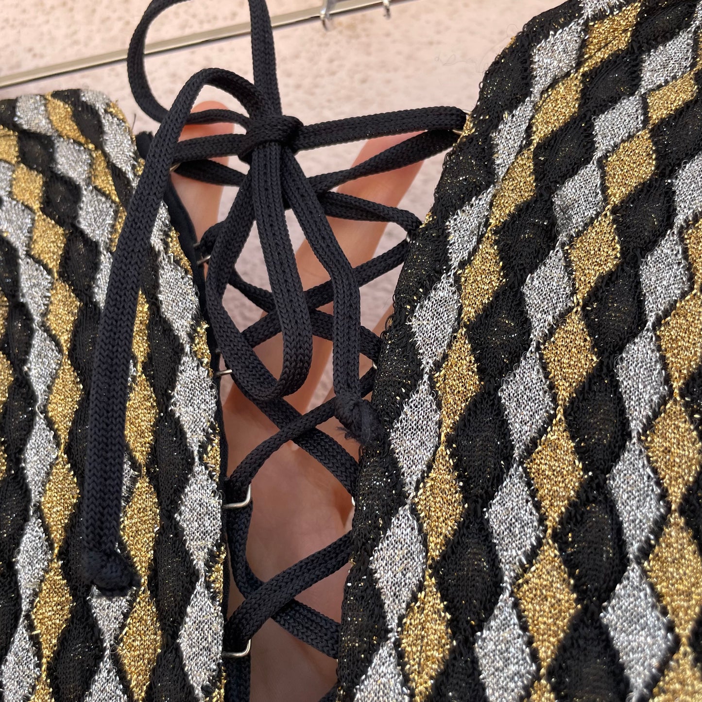 Bustier lurex