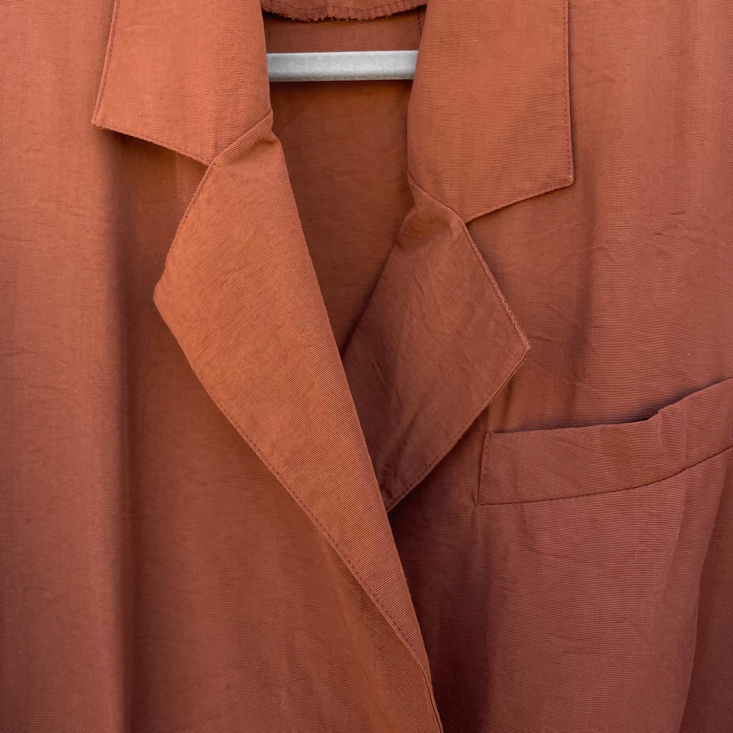 Blazer cropped ruggine