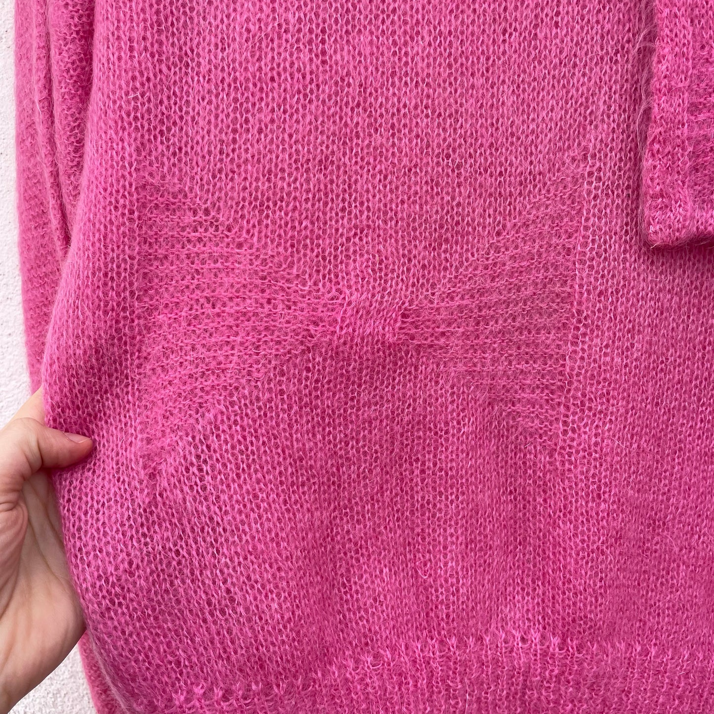 Golf super kid mohair rosa bubble