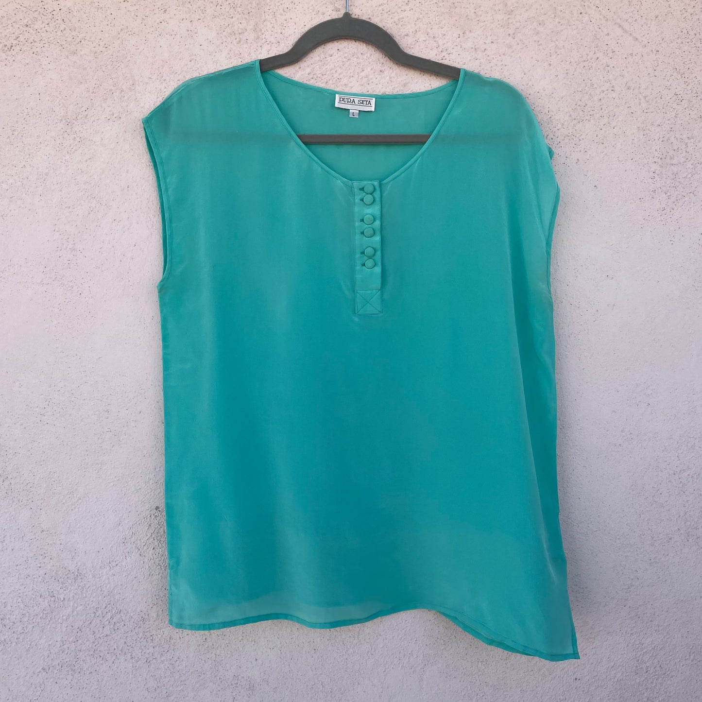 Top serafino tiffany seta