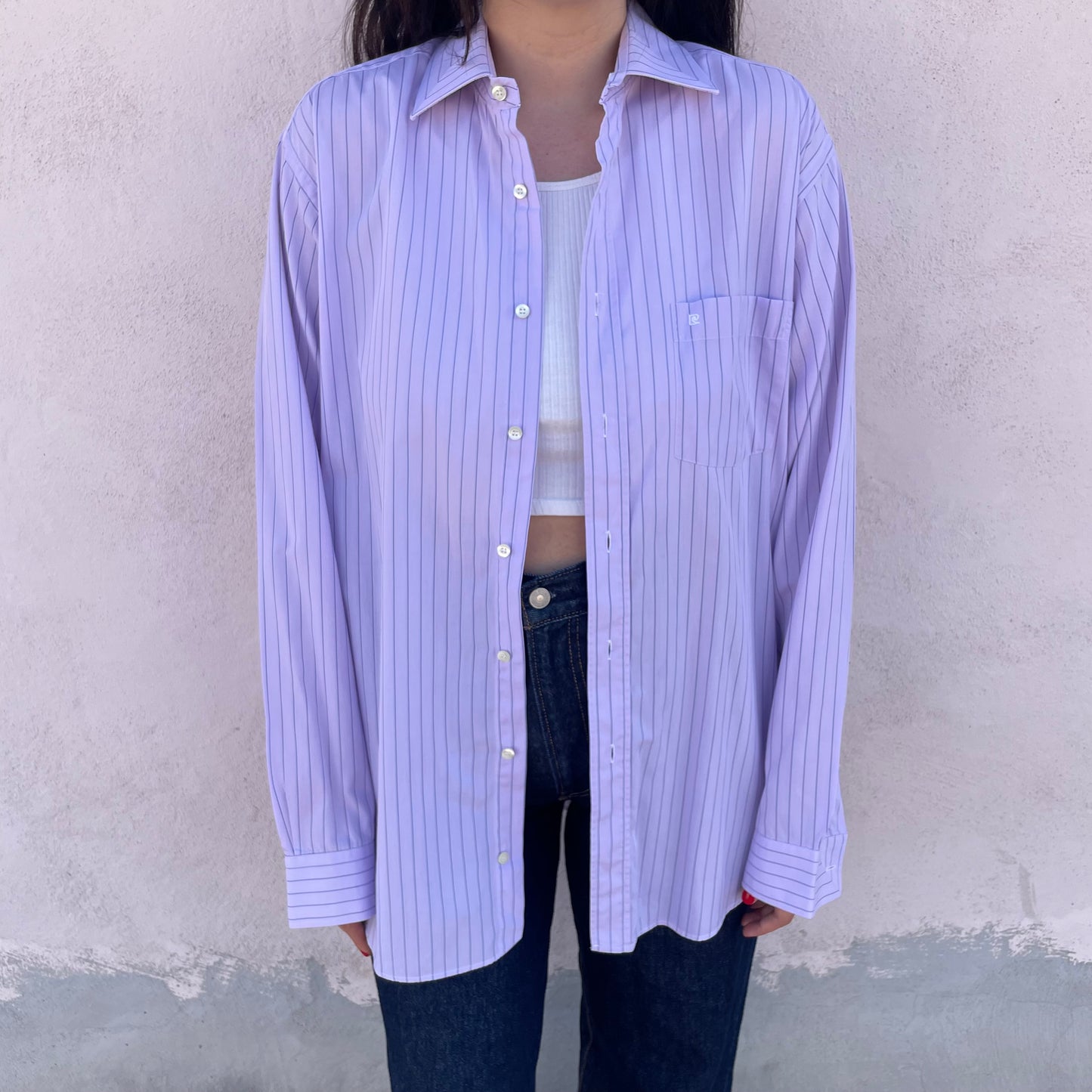 Camicia lilla Pierre Cardin