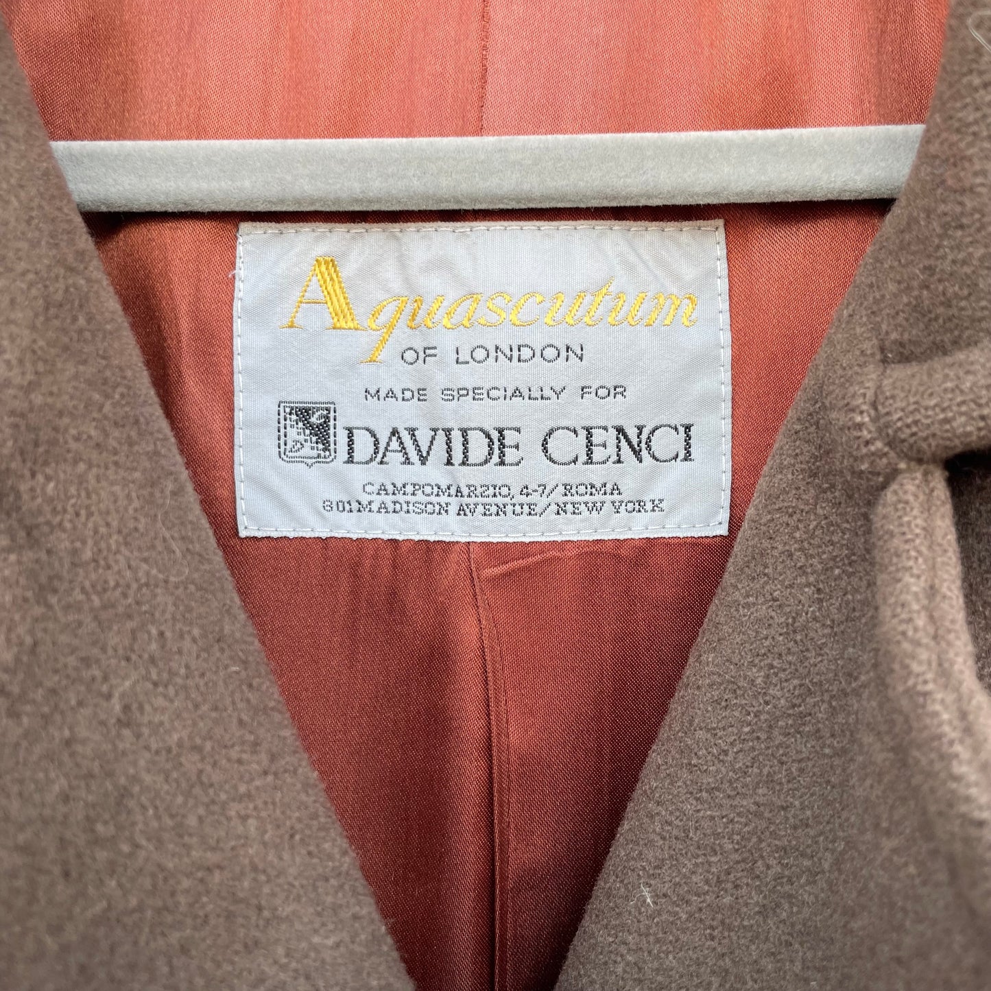 Cappotto doppiopetto Aquascutum