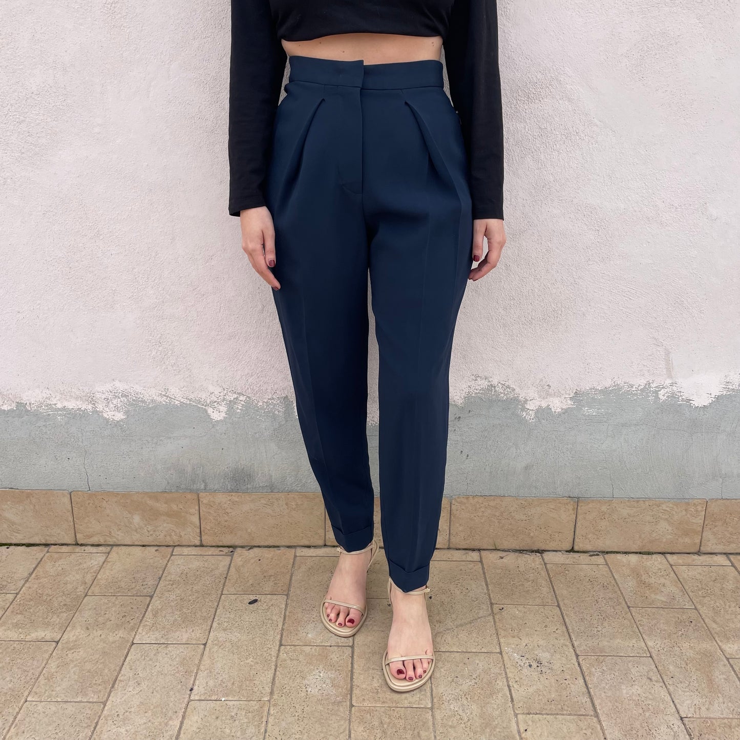 Pantaloni petrolio Sportmax