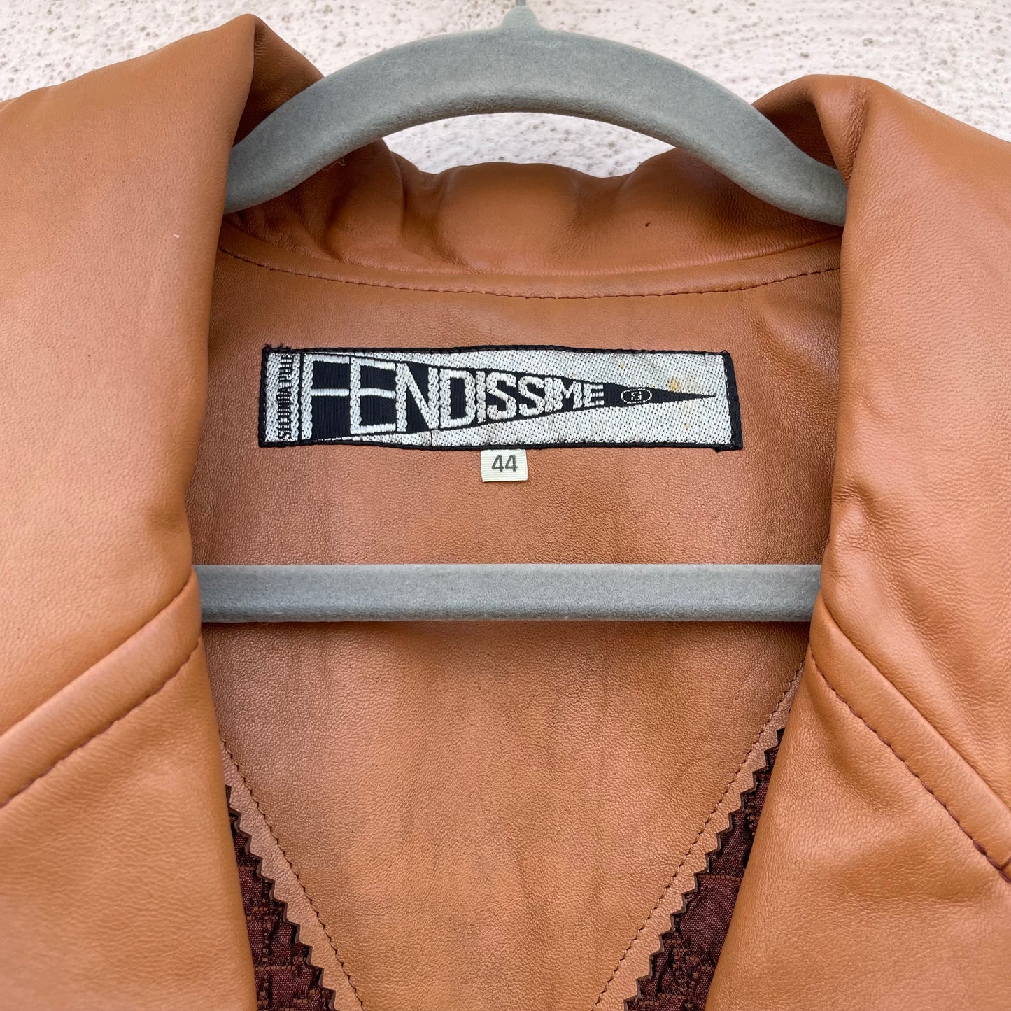 Blazer pelle Fendissime