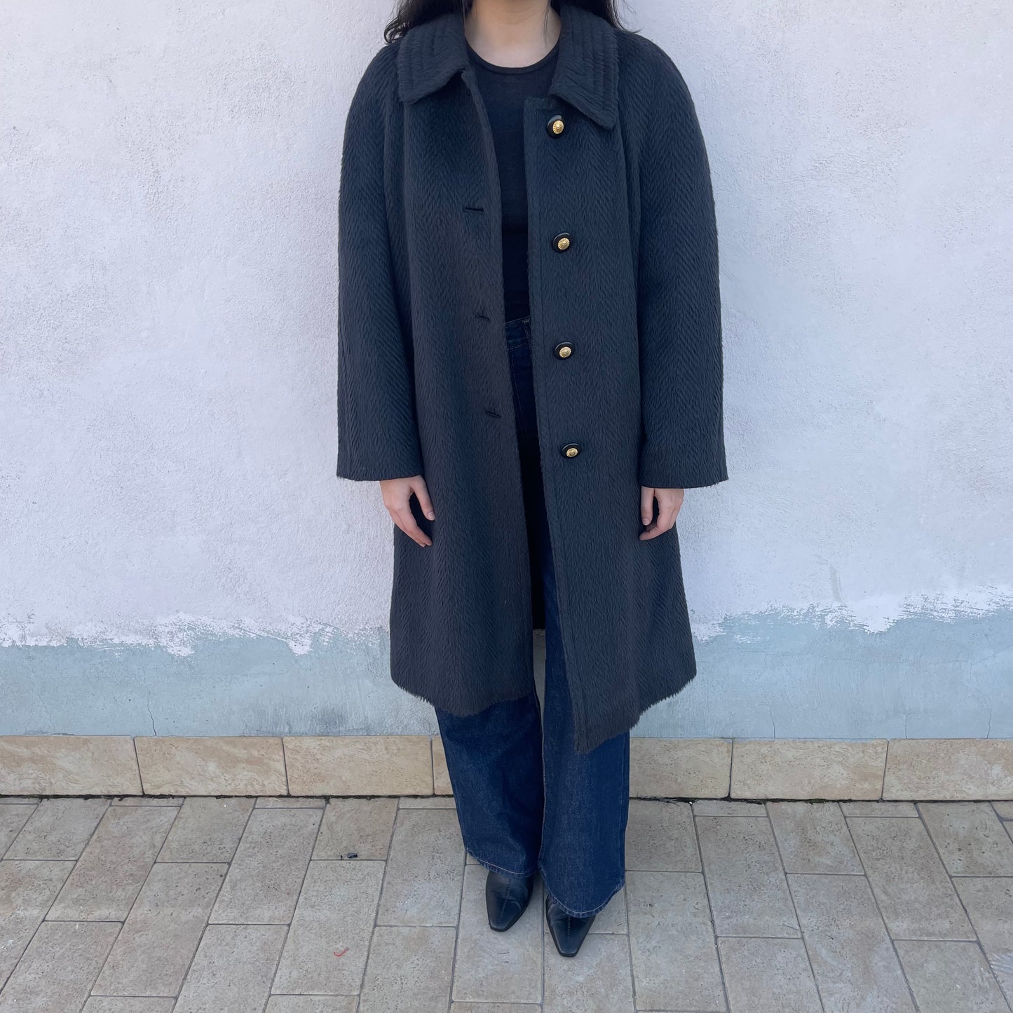 Cappotto Sole alpaca grigio