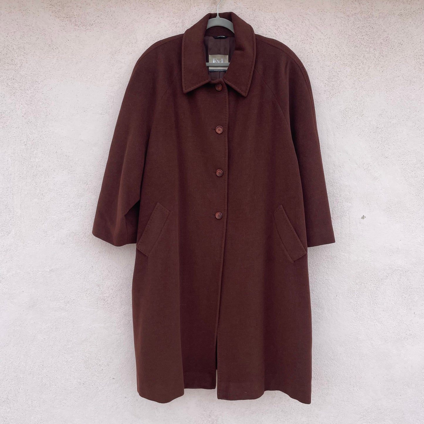 Cappotto cashgora cioccolato
