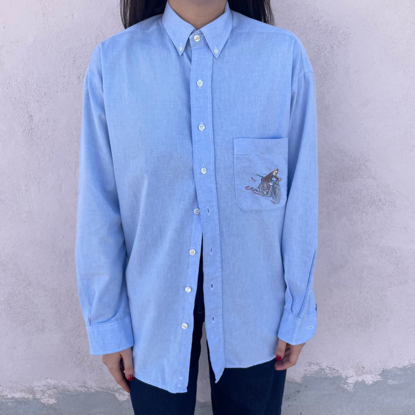 Camicia celeste Tin Tin