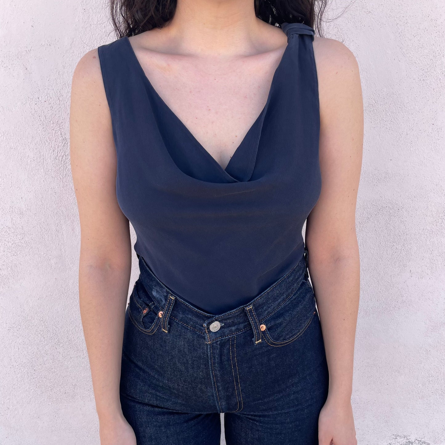 Top seta Giorgio Armani