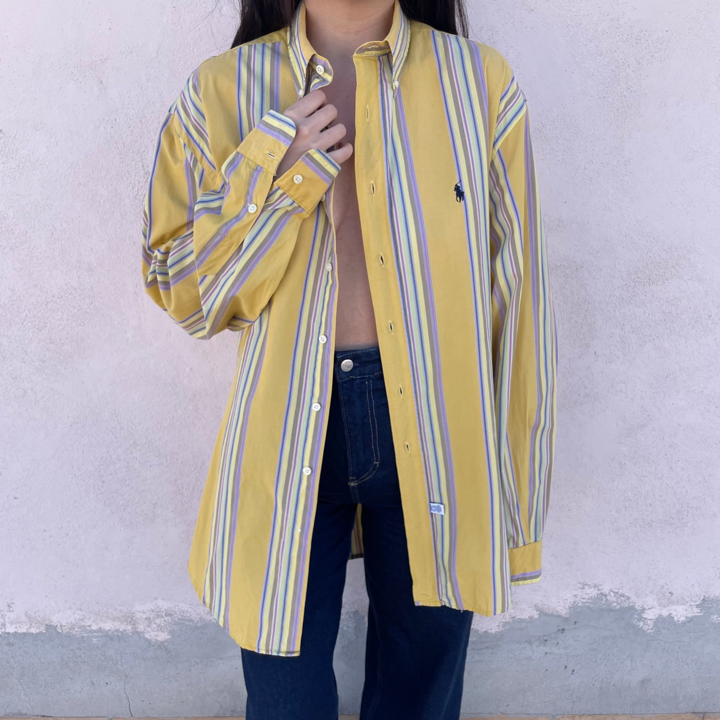 Camicia gialla Ralph Lauren