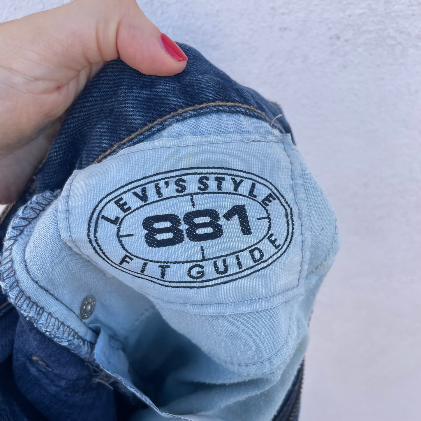 Levi’s 881 orange tab