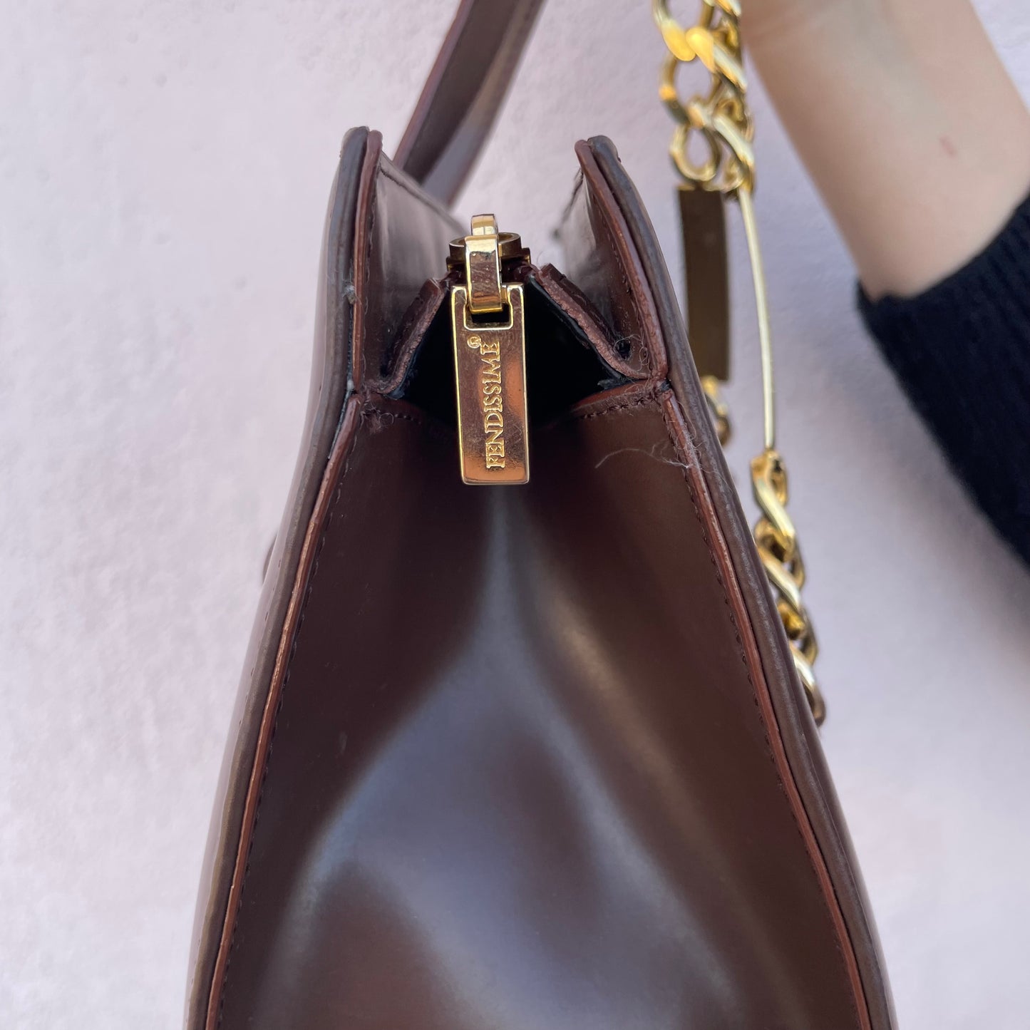 Borsa marrone Fendissime