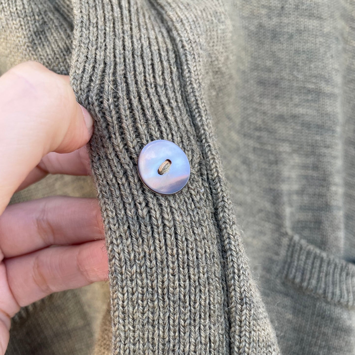 Cardigan muschio
