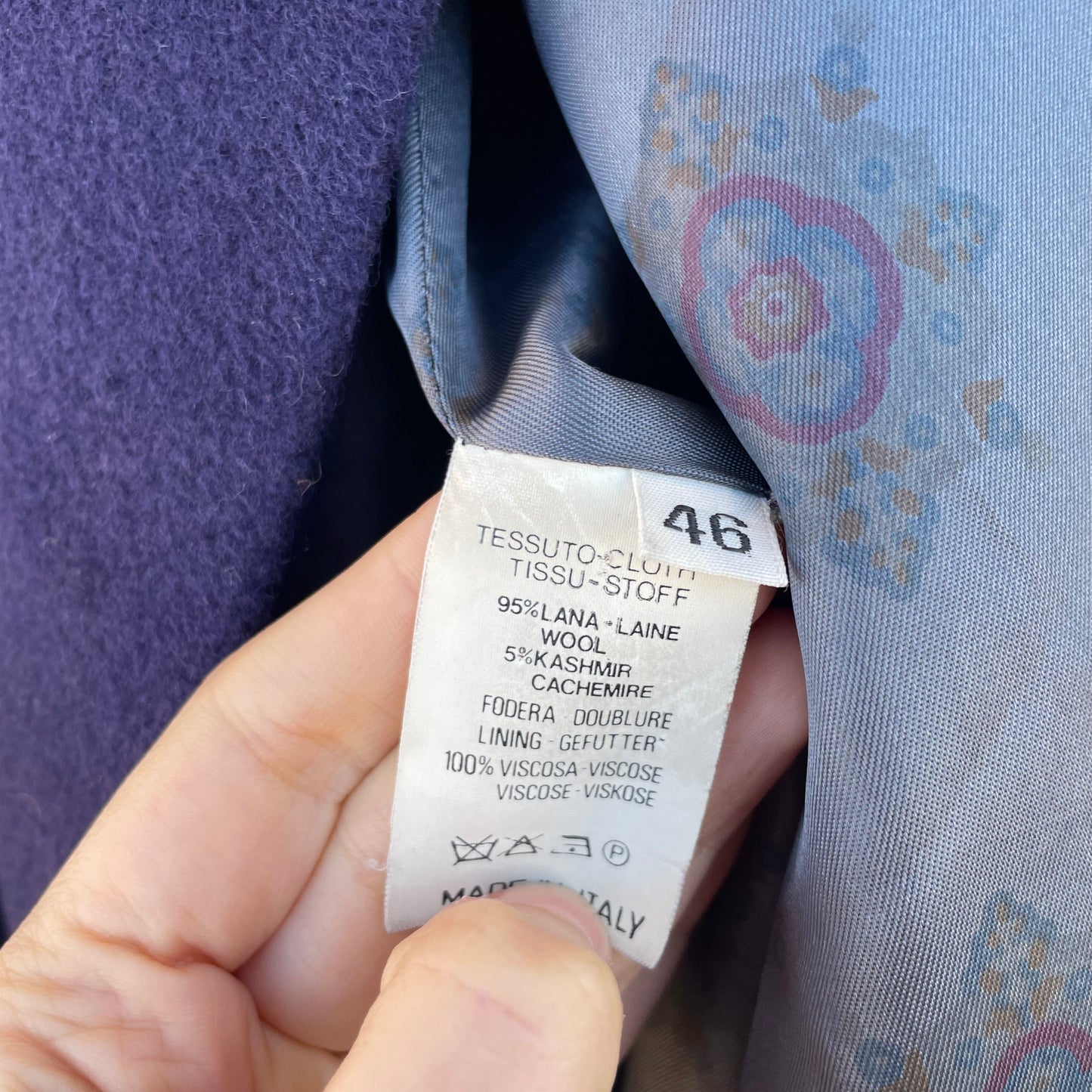 Cappotto blu