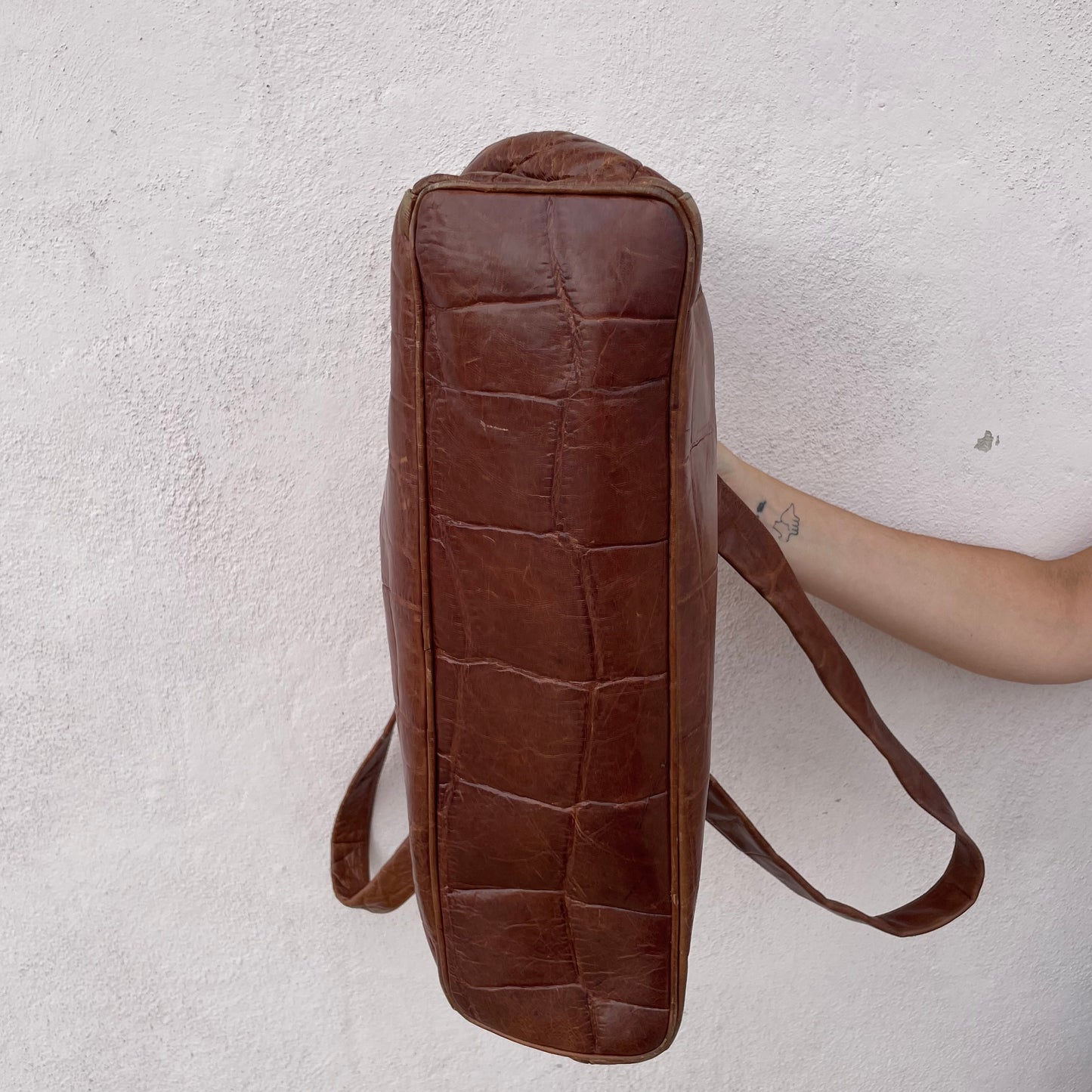 Maxi bag stampa cocco
