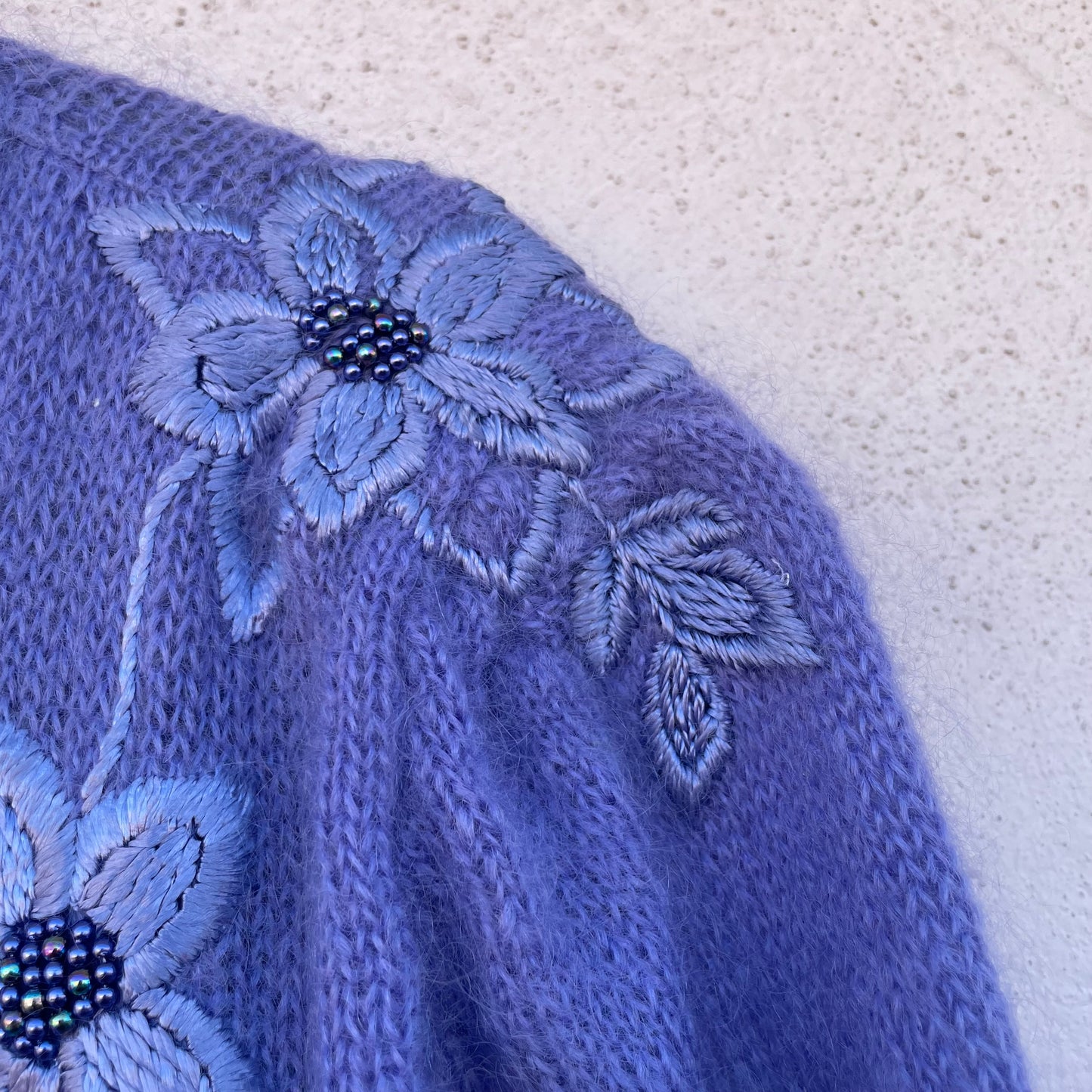 Cardigan glicine fiori