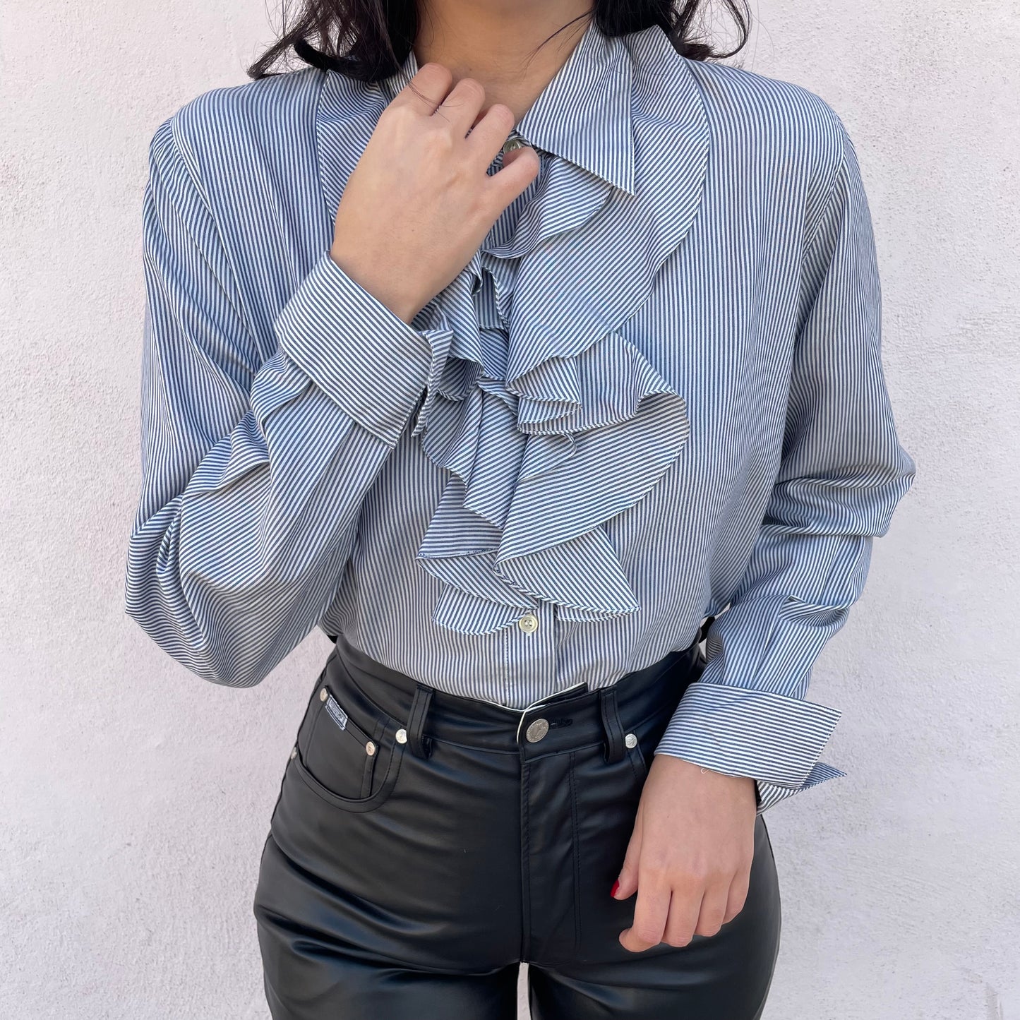 Camicia seta righe