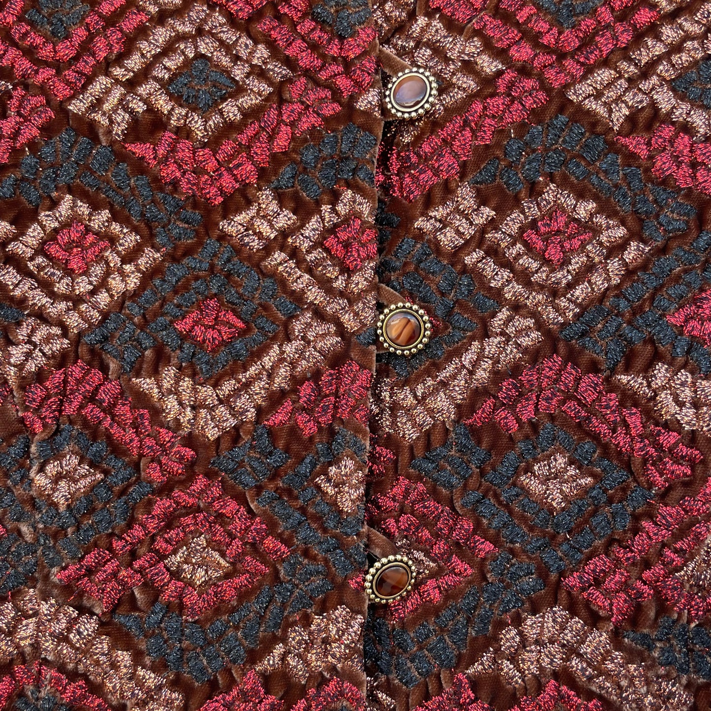 Giacchino marrone lurex