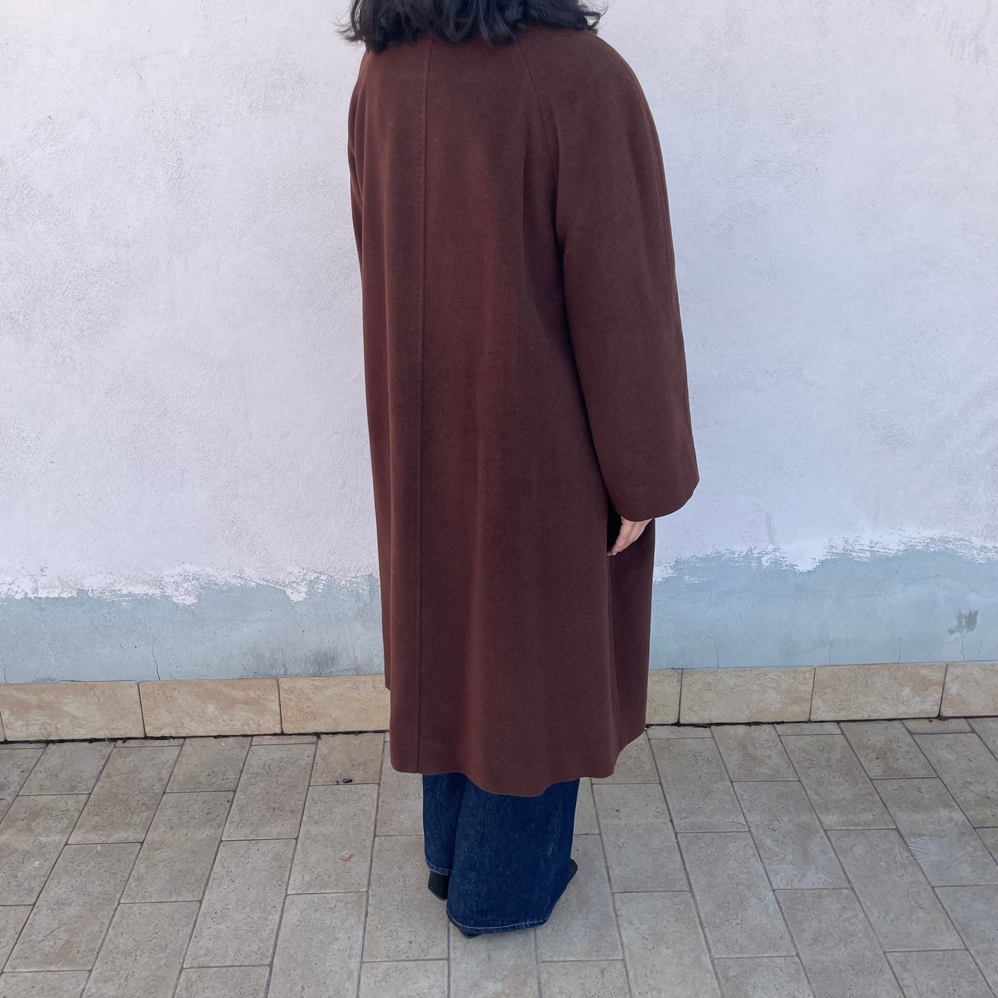 Cappotto cashgora cioccolato