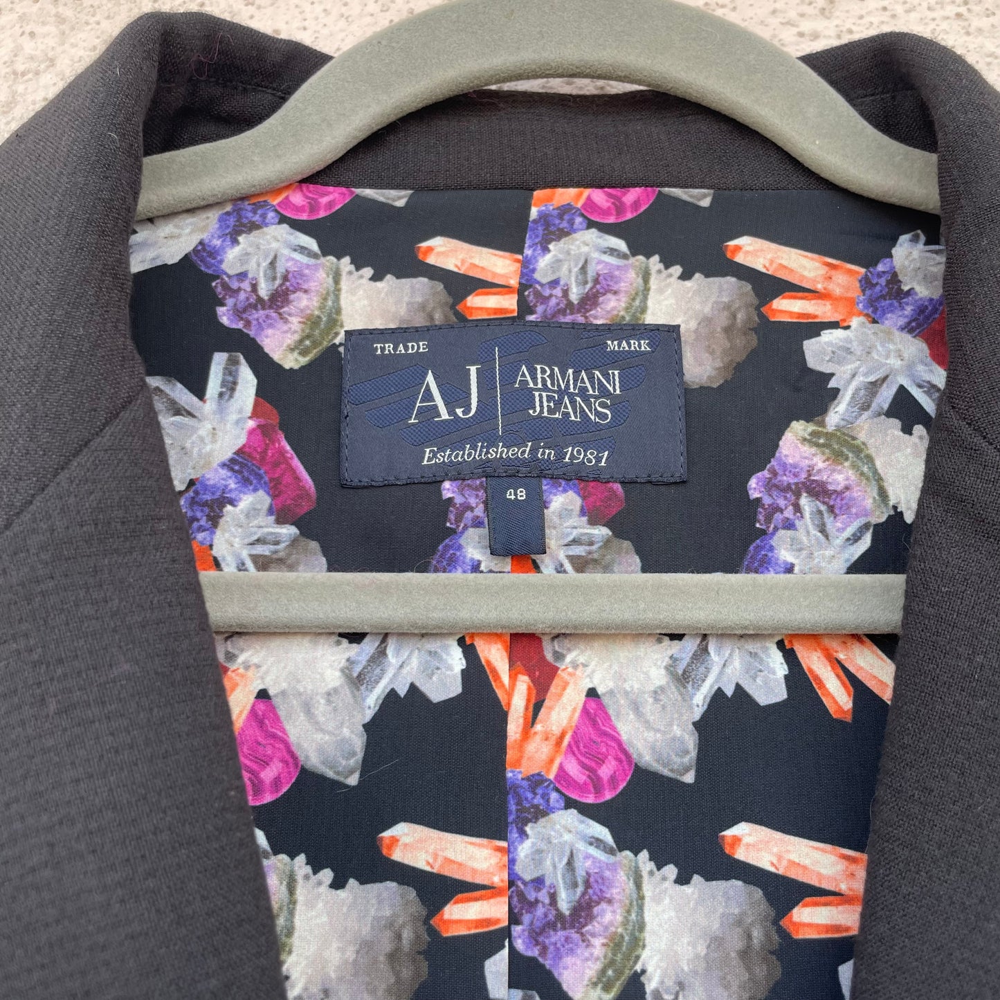 Blazer nero Armani
