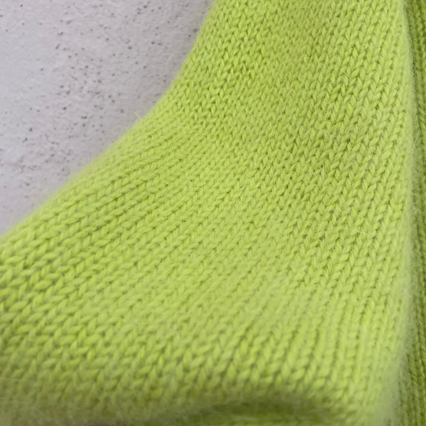 Cardi angora lime