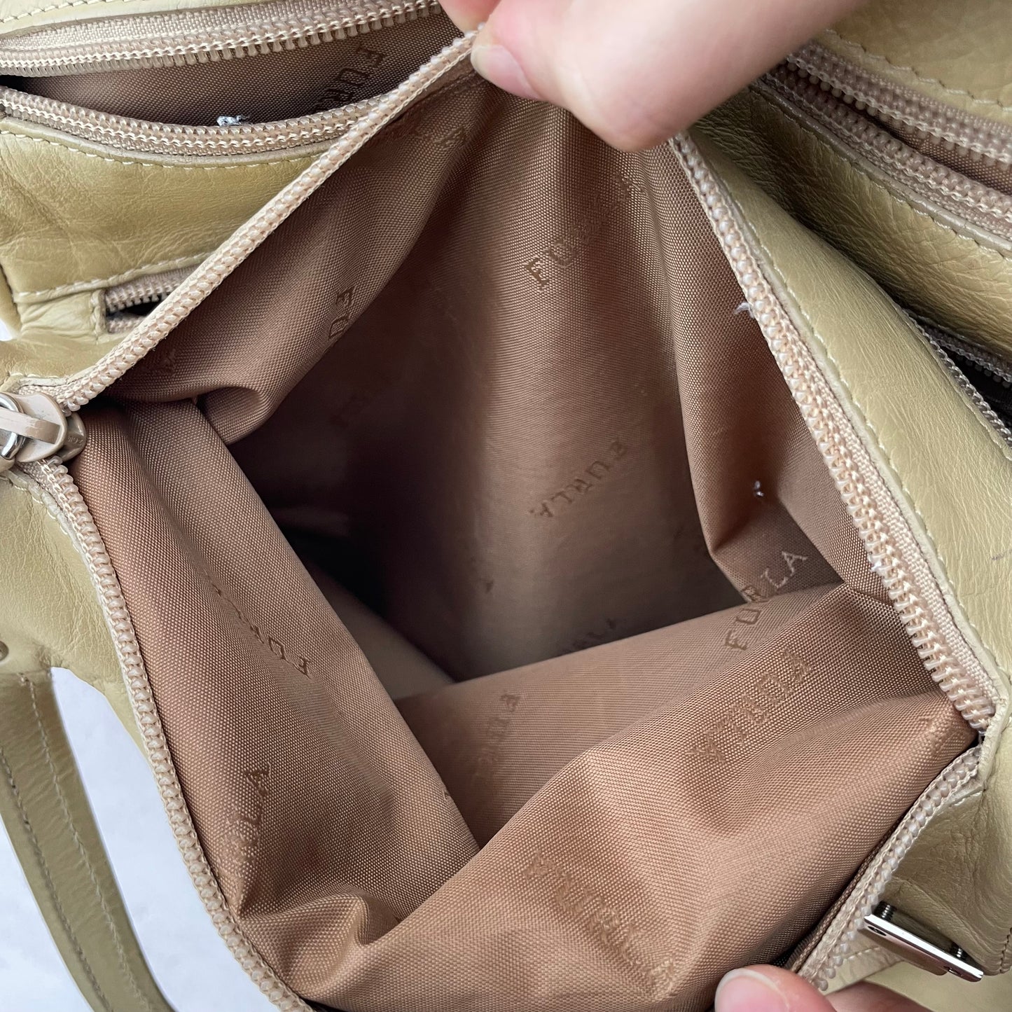 Borsa Furla beige