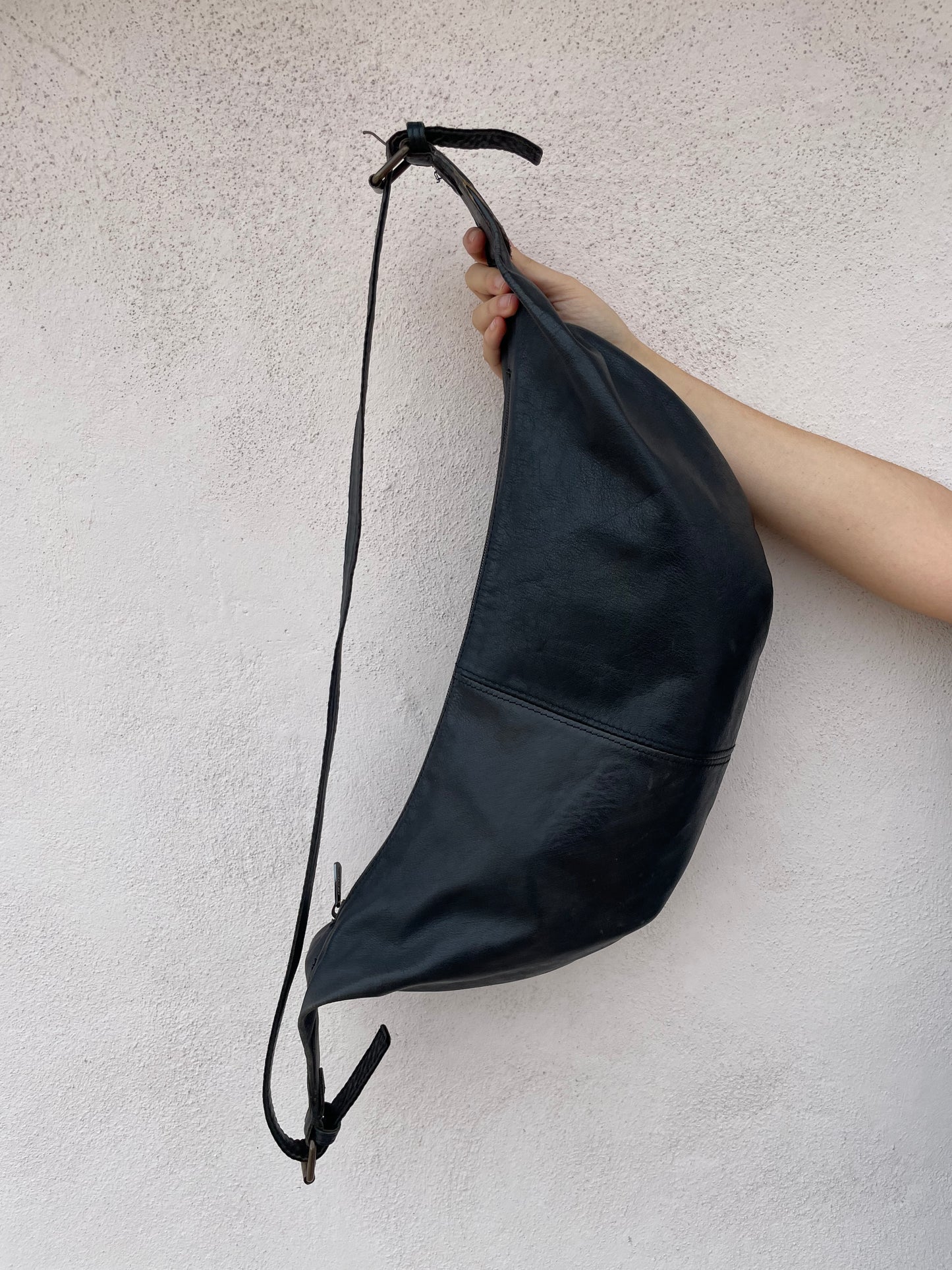 Moon bag pelle