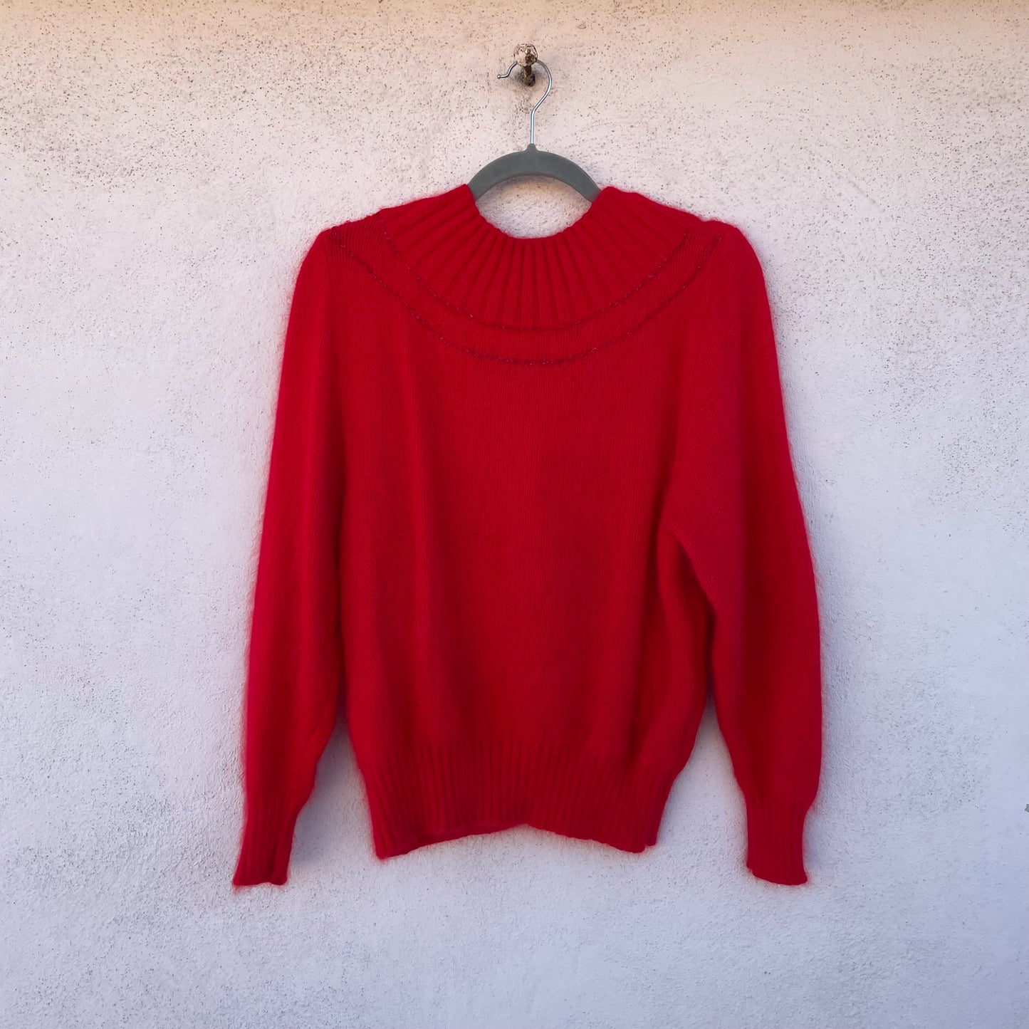 Golf angora rosso