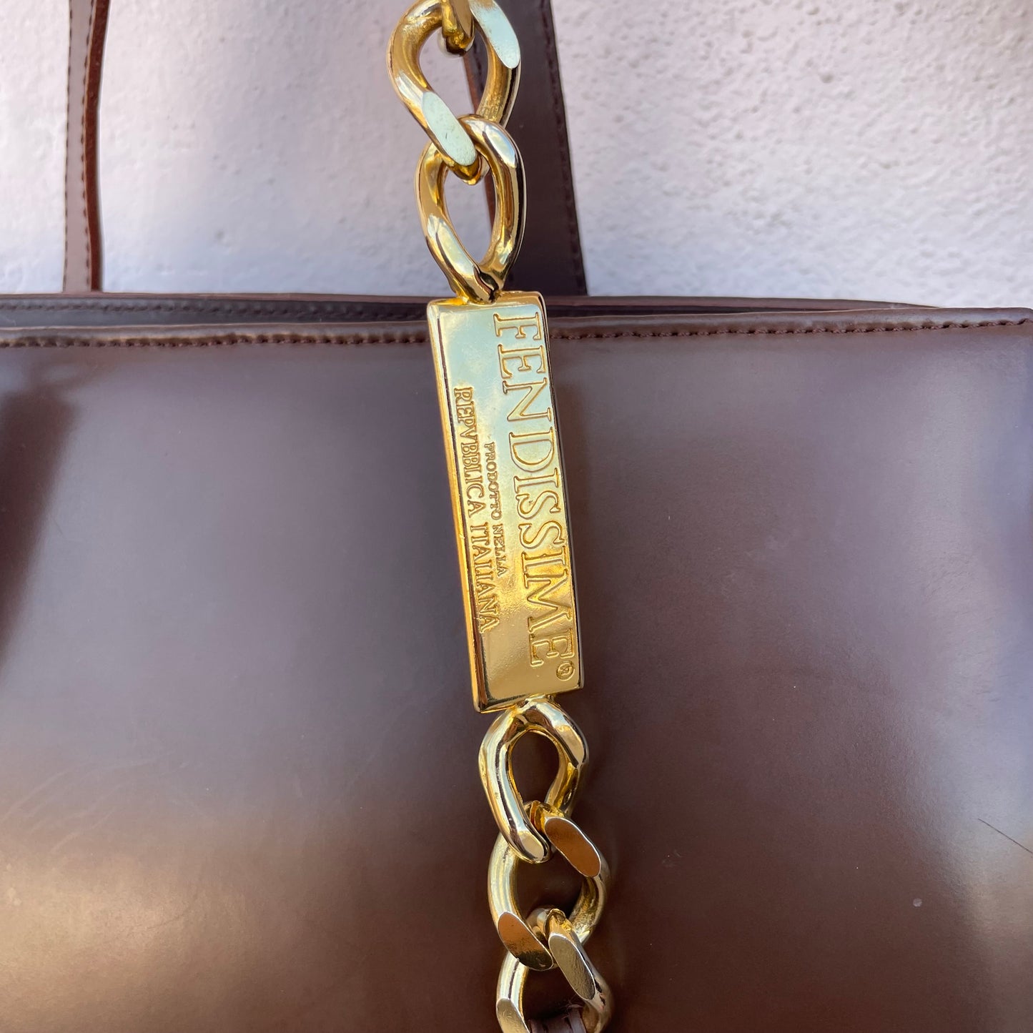 Borsa marrone Fendissime