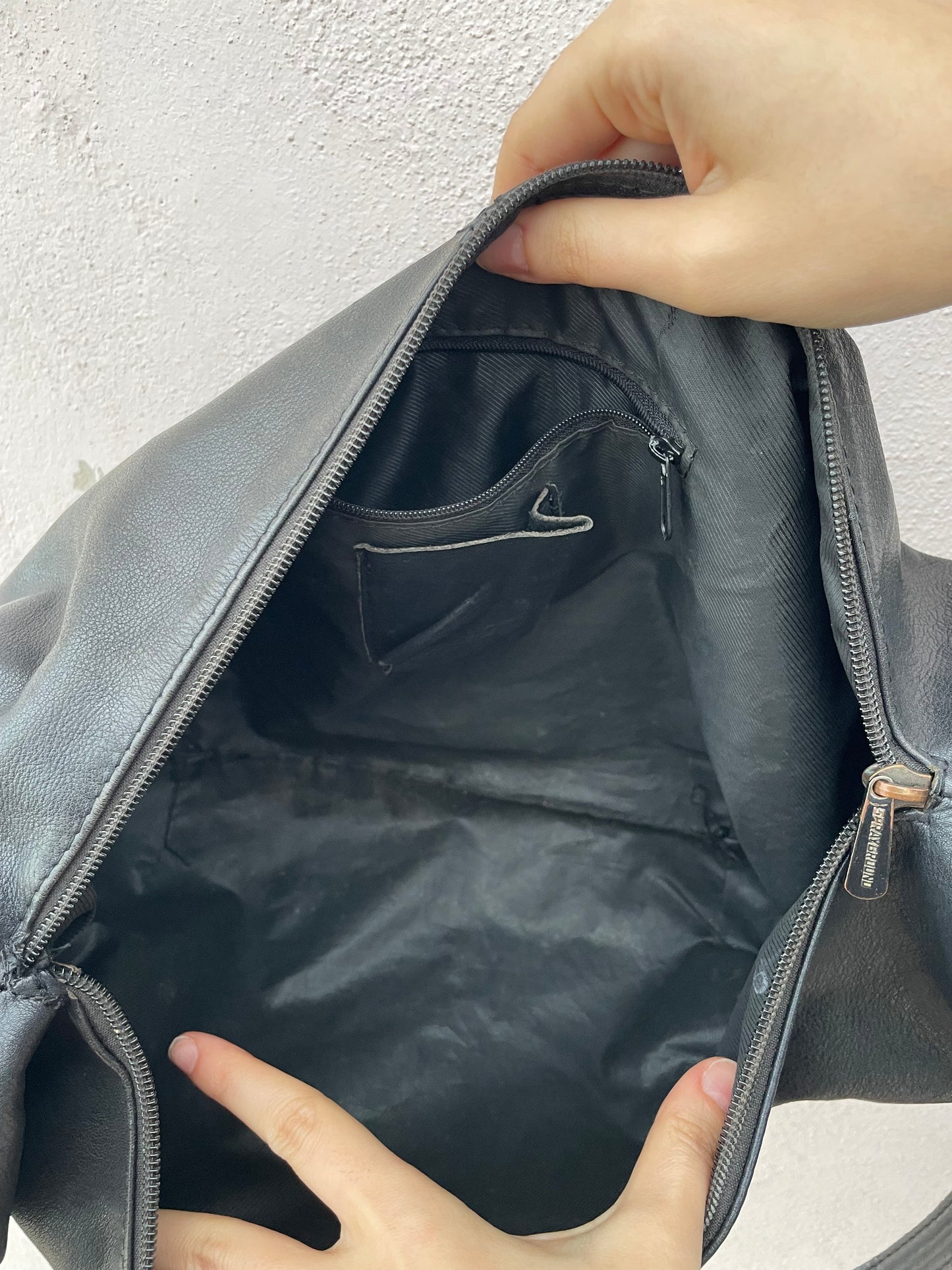 Moon bag pelle