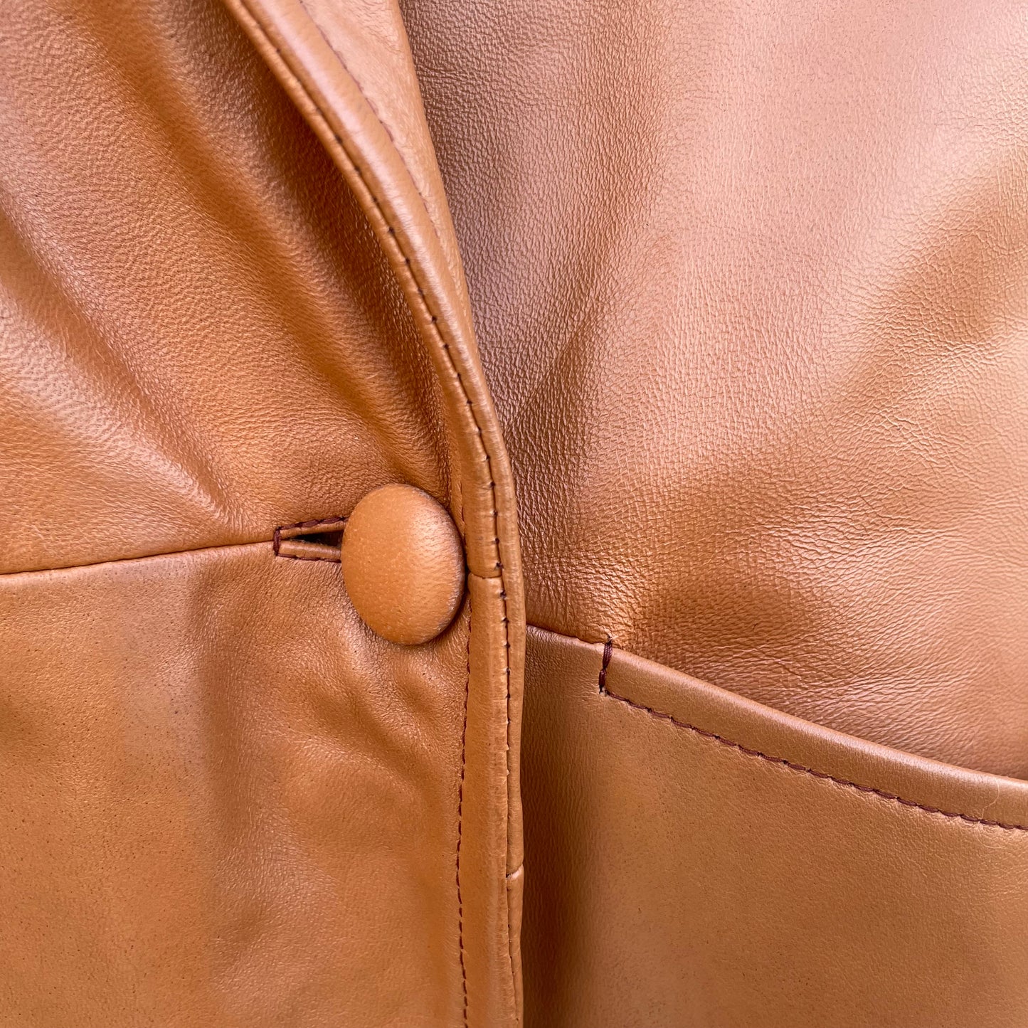 Blazer pelle Fendissime