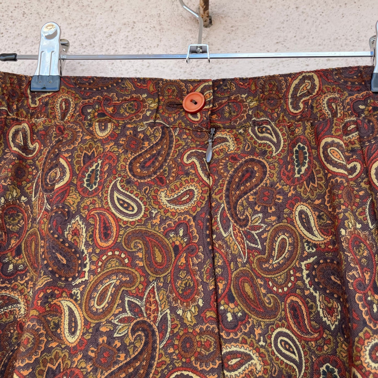 Gonna midi paisley