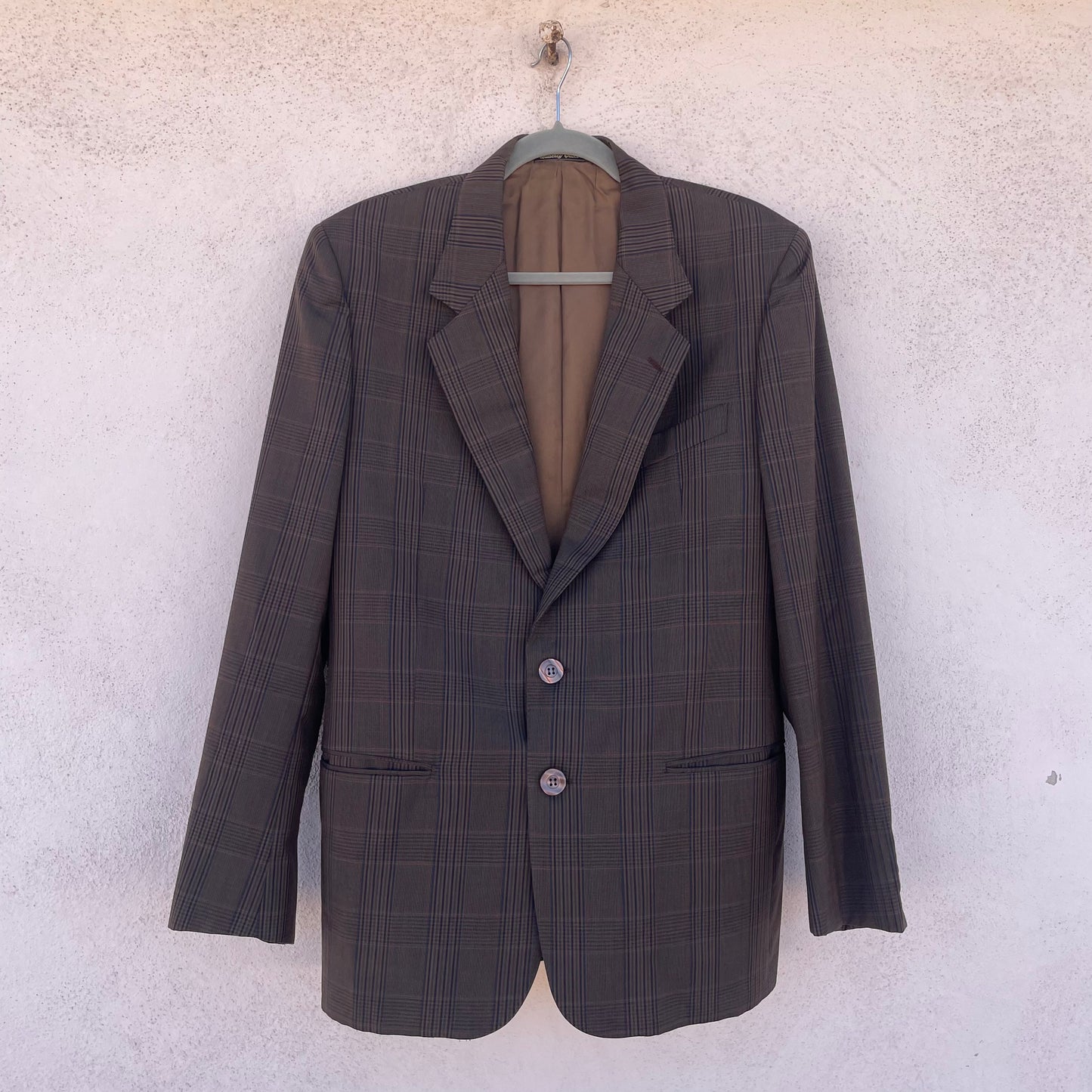 Blazer Principe di Galles lana Loro Piana