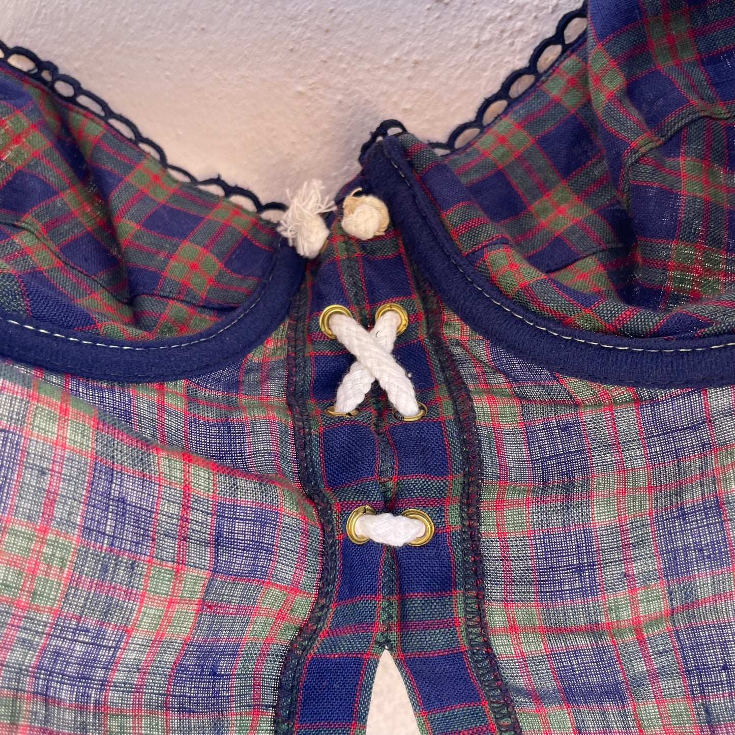 Top bustier Armani blu