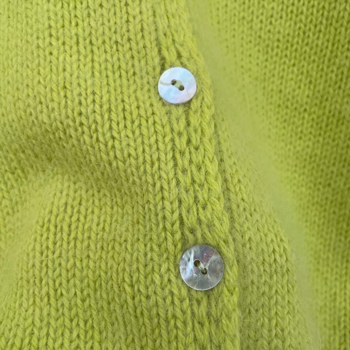 Cardi angora lime
