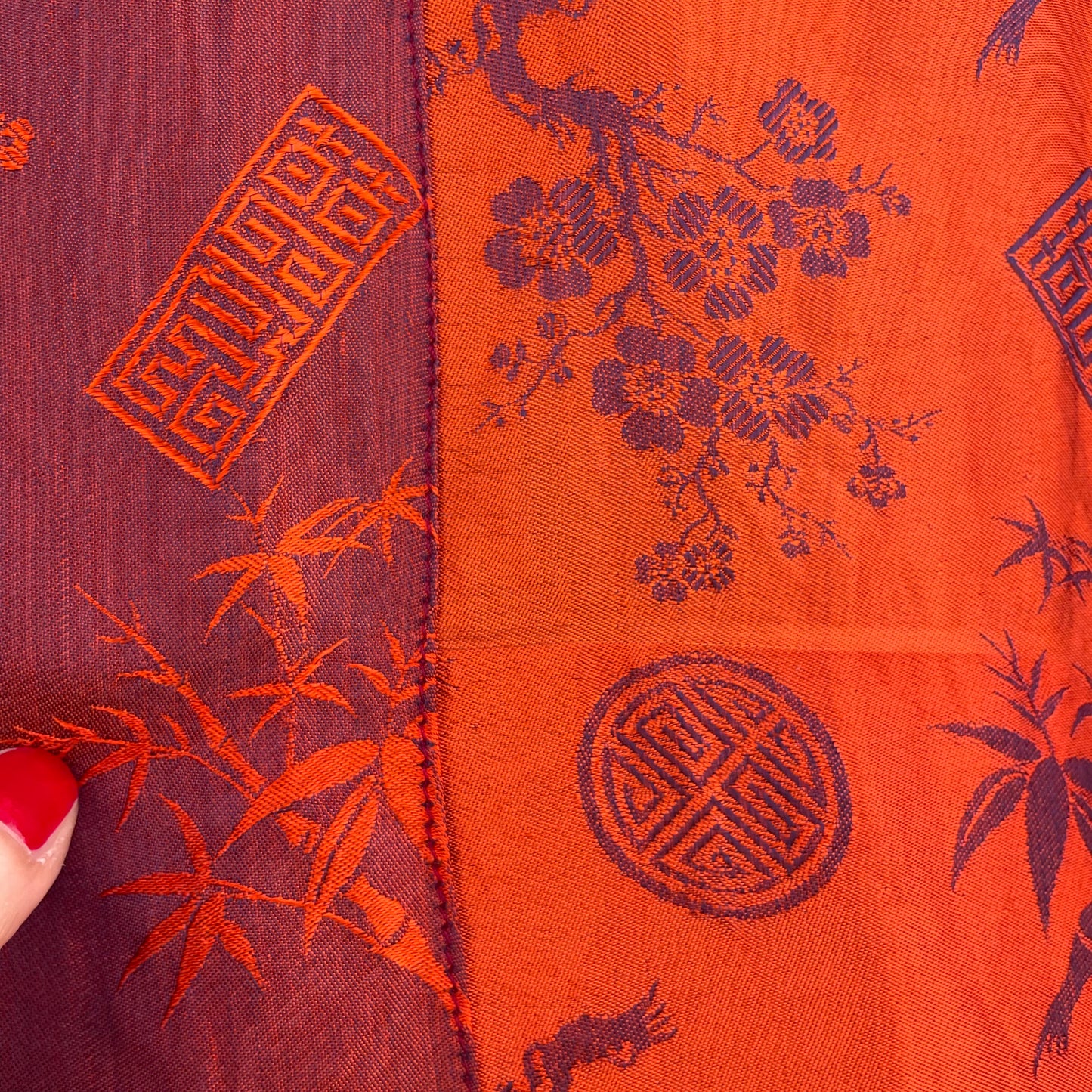 Camicia orientale arancio