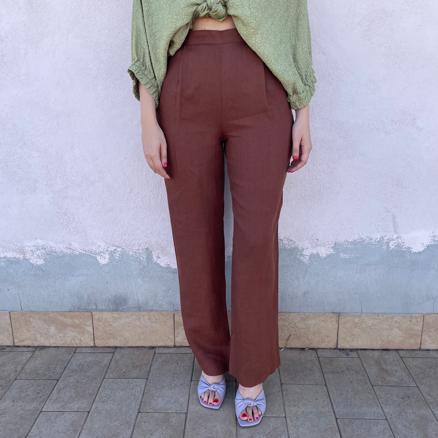 Pantaloni in lino Dior