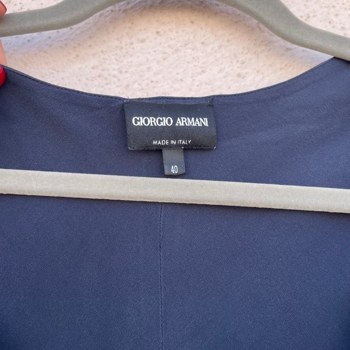 Top seta Giorgio Armani