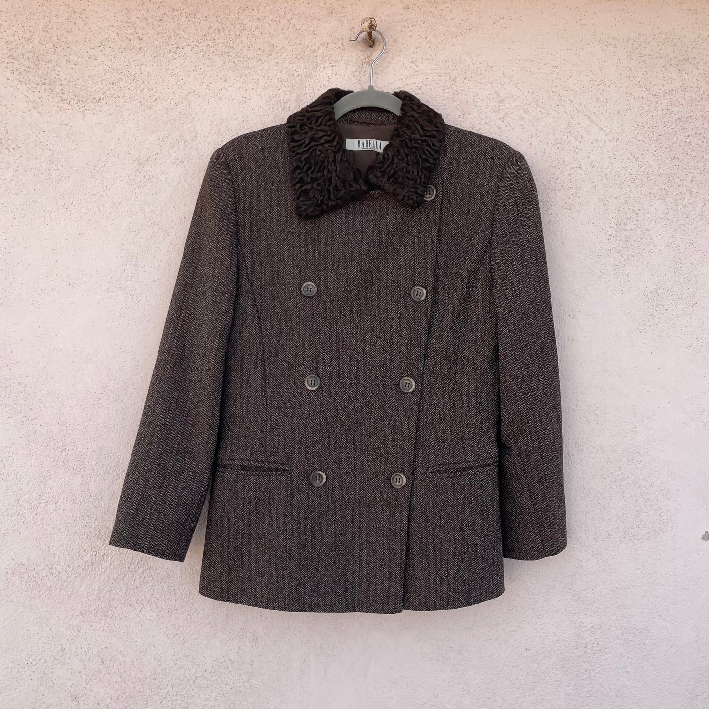 Blazer collo astrakan Marella