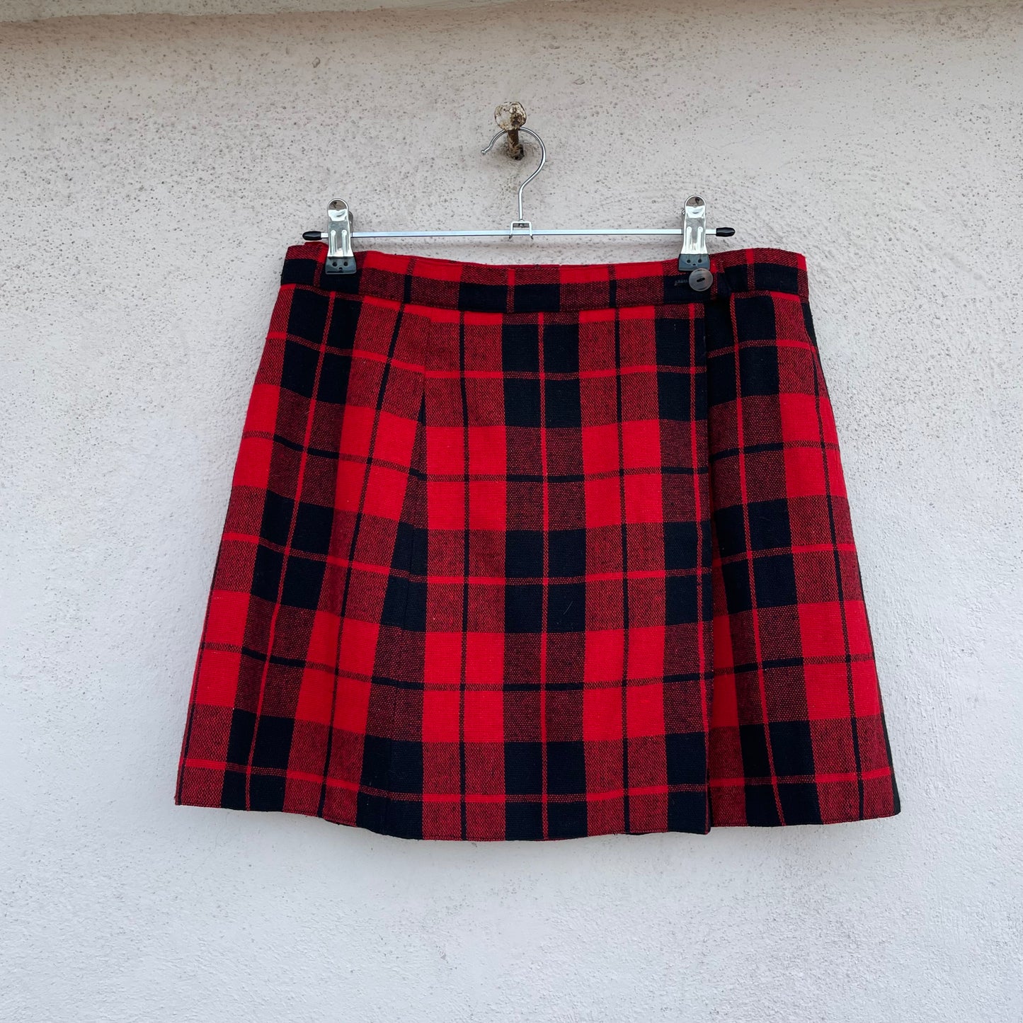 Mini tartan rossa e nera