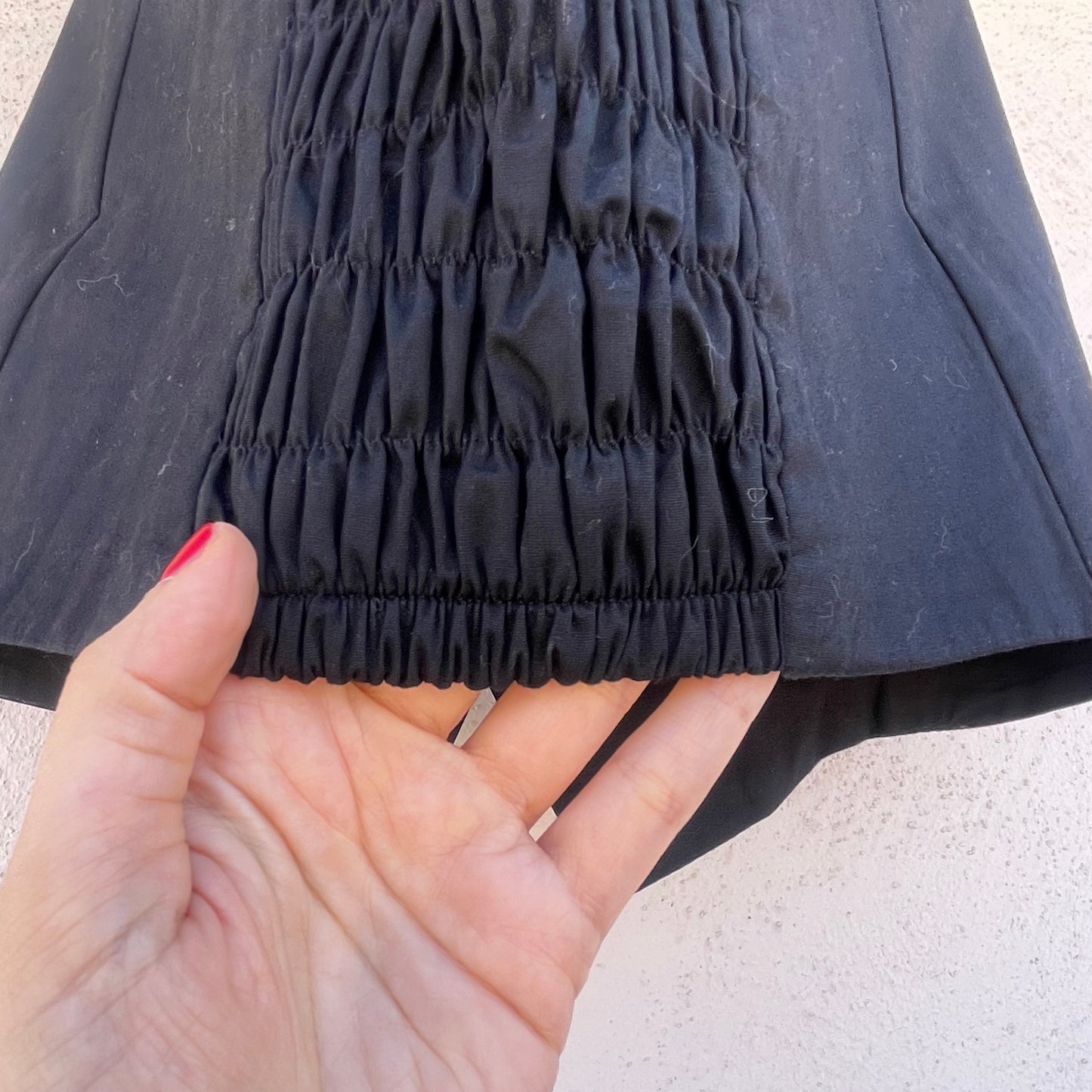 Top bustier nero
