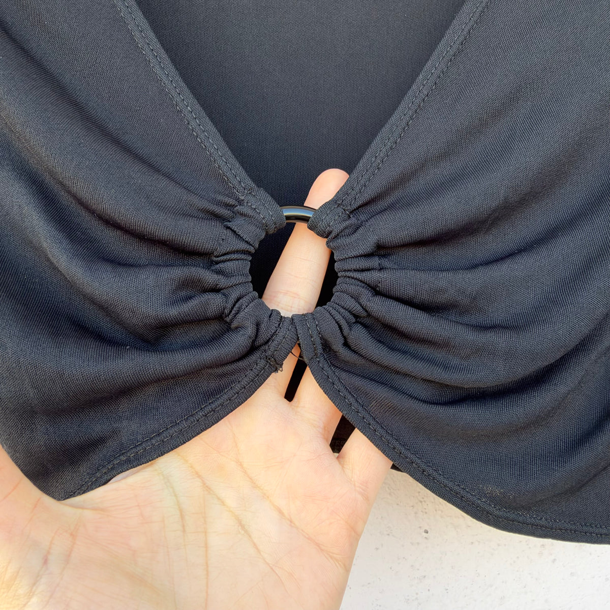 Crop top anello Byblos
