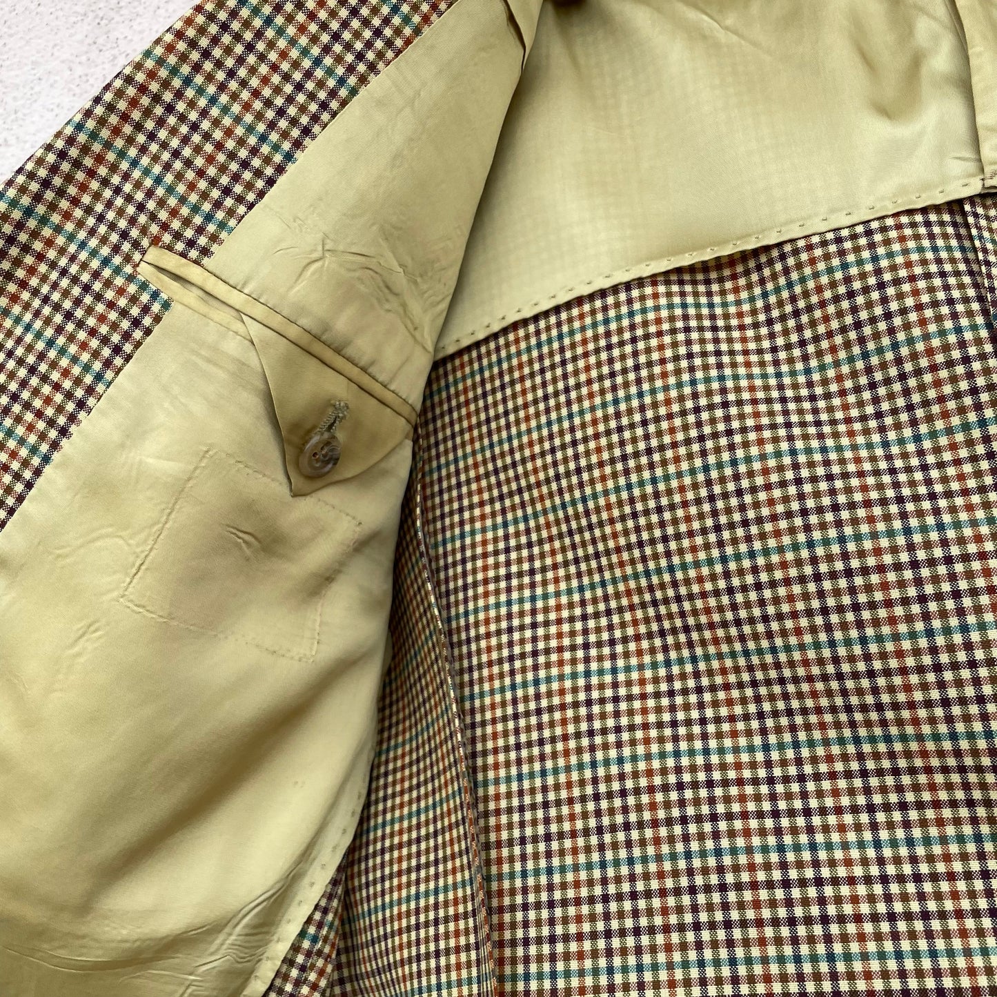 Blazer check merino