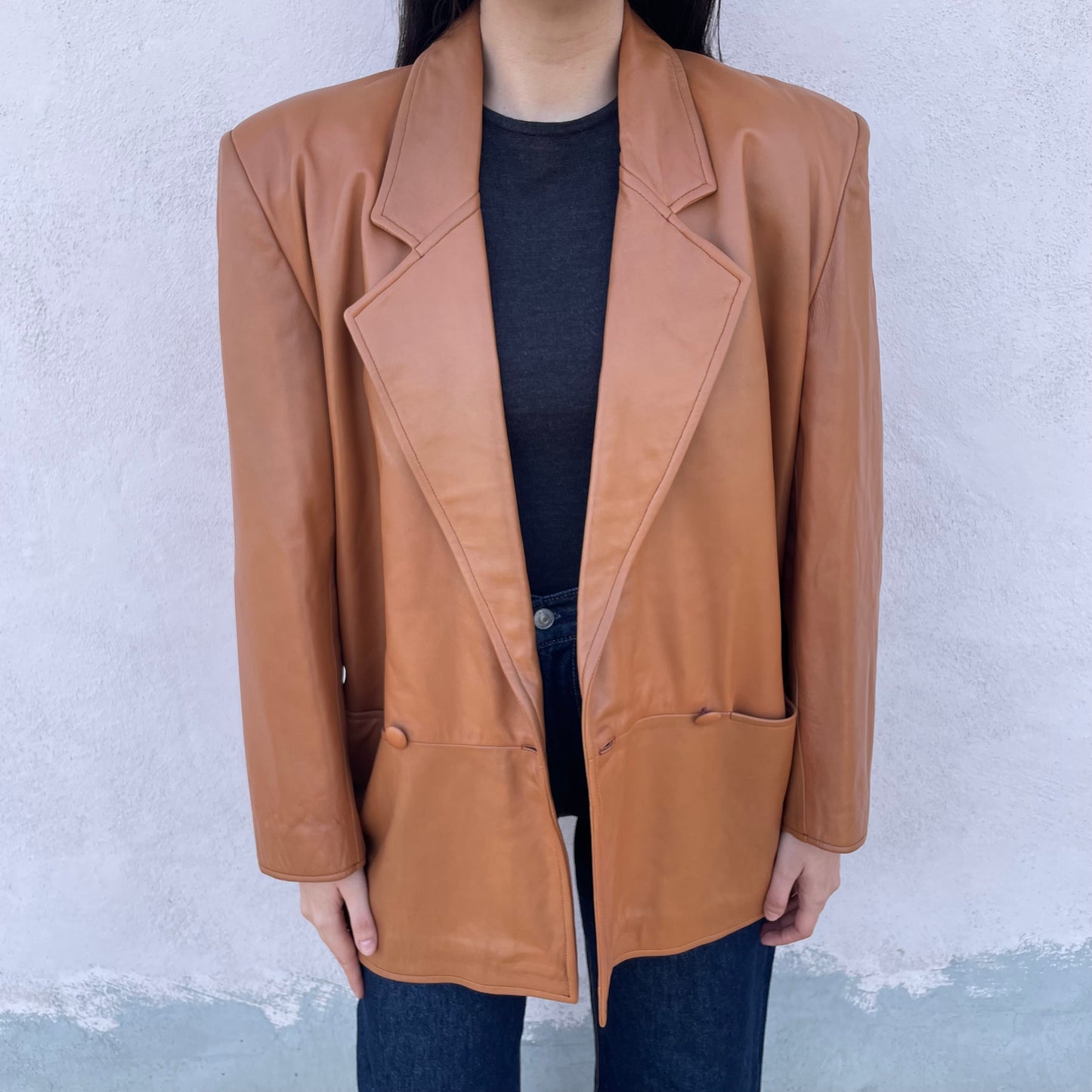 Blazer pelle Fendissime