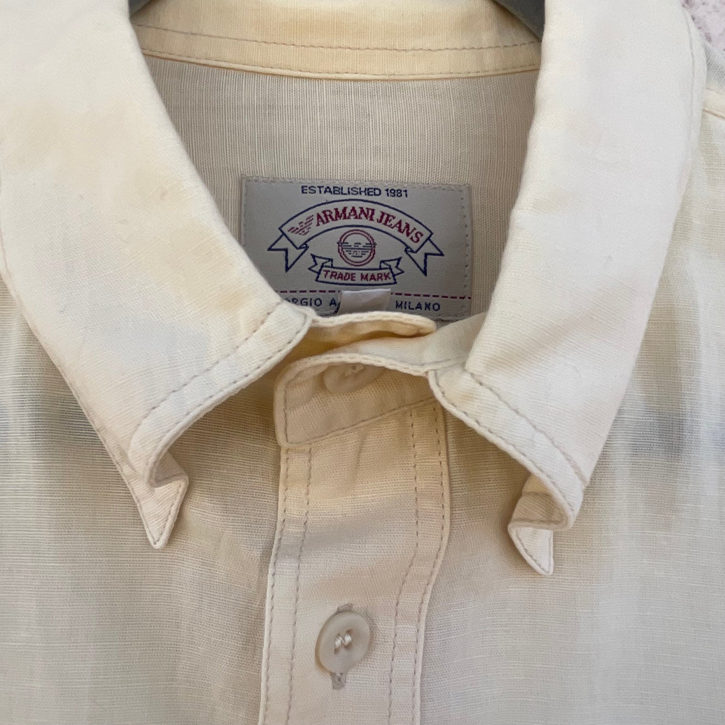 Camicia burro Armani